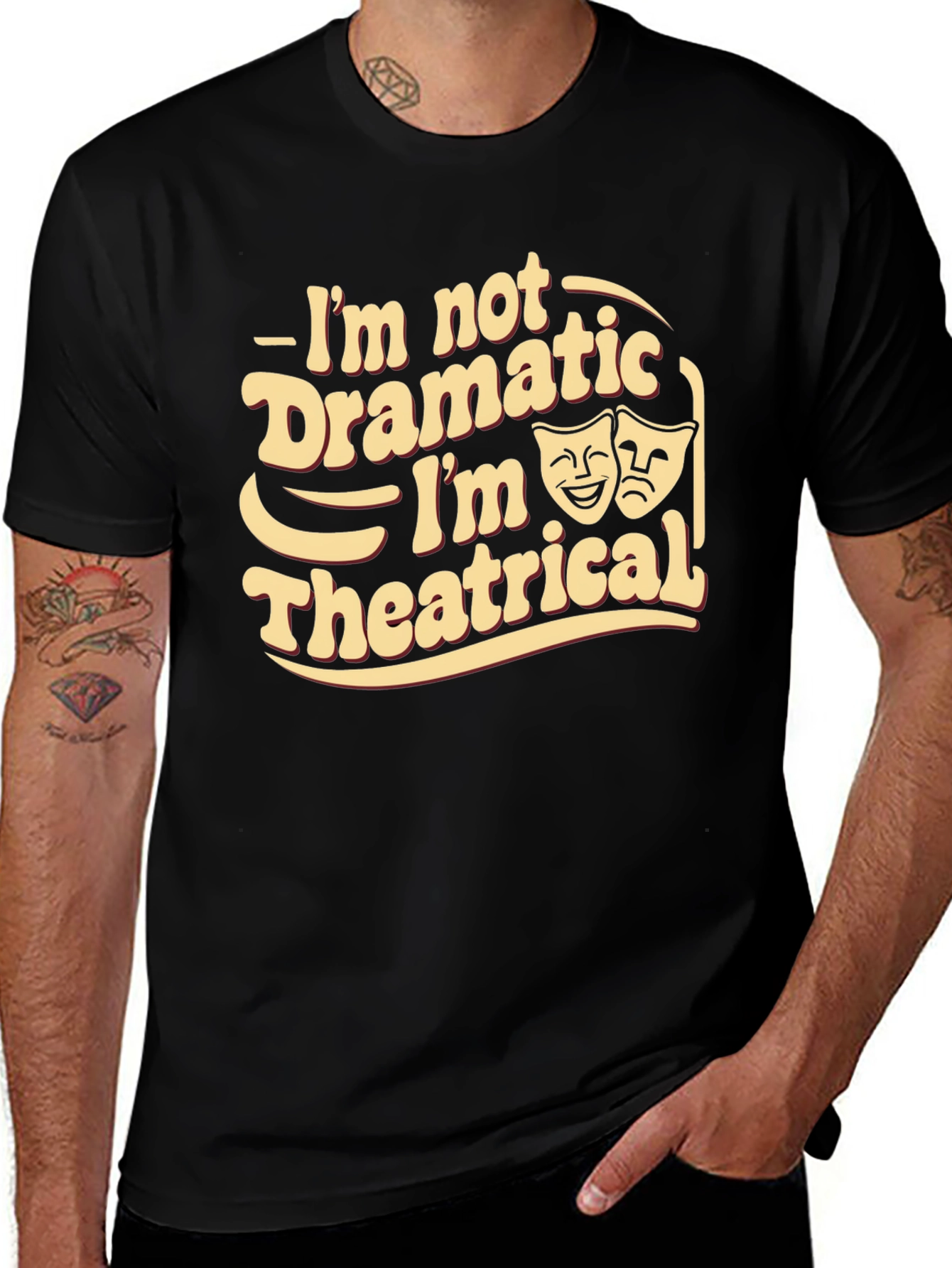 Variant 19 of Dramatic? Theatrical! Graphic T-Shirt