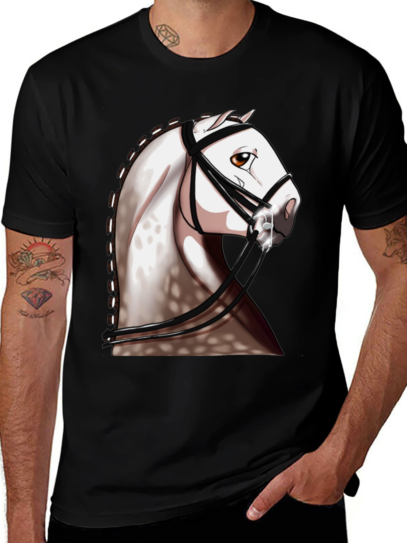 Horse Graphic Tee - Equestrian Style