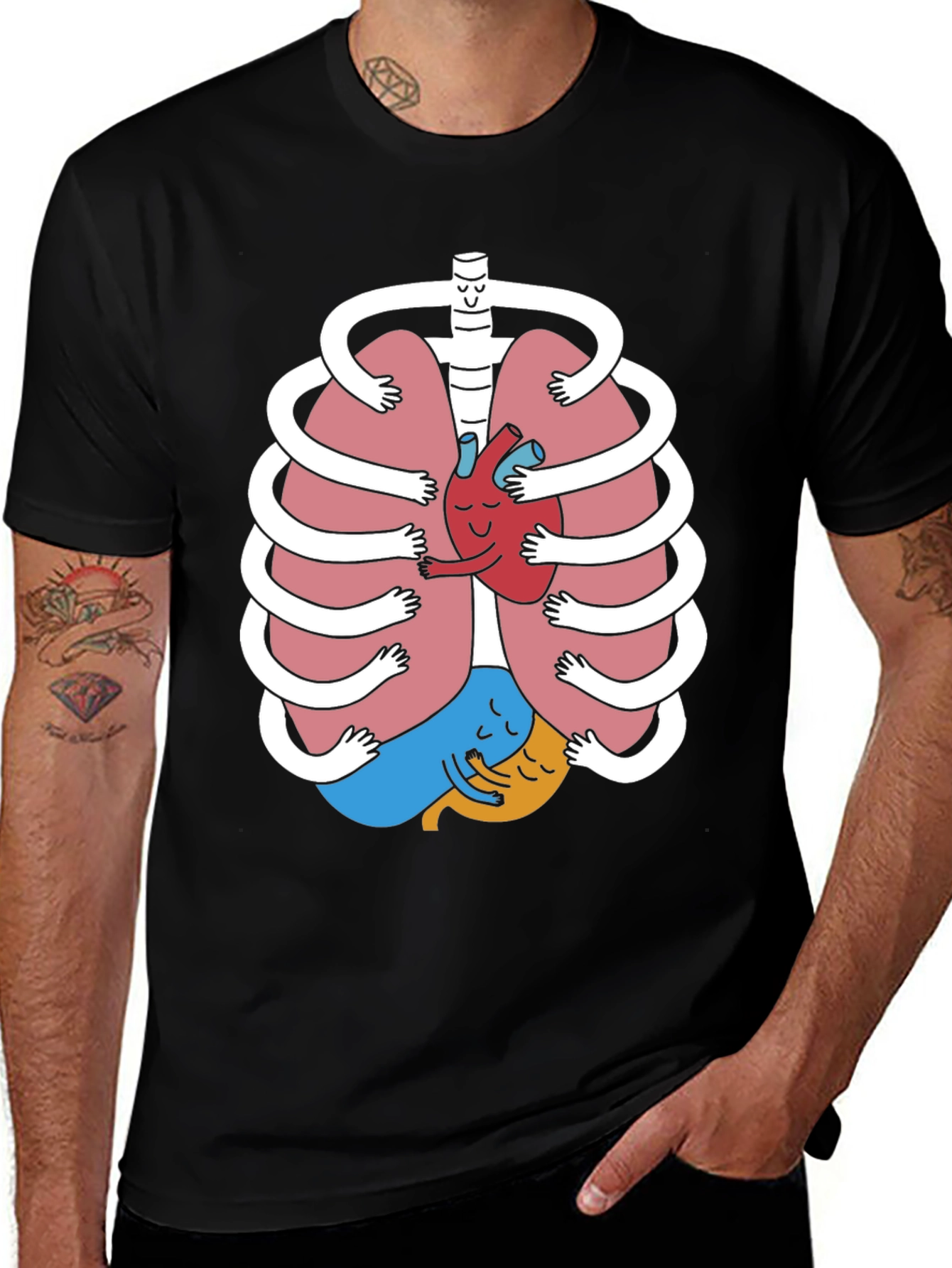 Variant 28 of Anatomical Hug T-Shirt