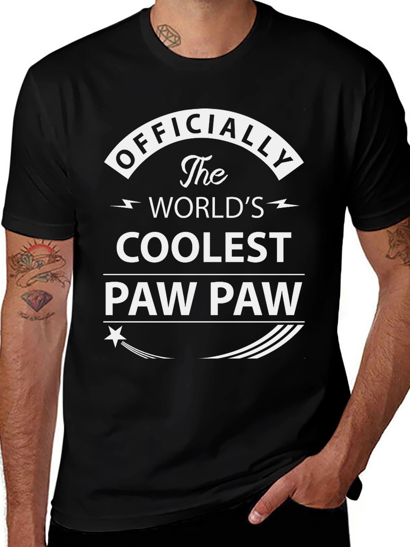 Coolest Paw Paw T-Shirt - Officially The World's