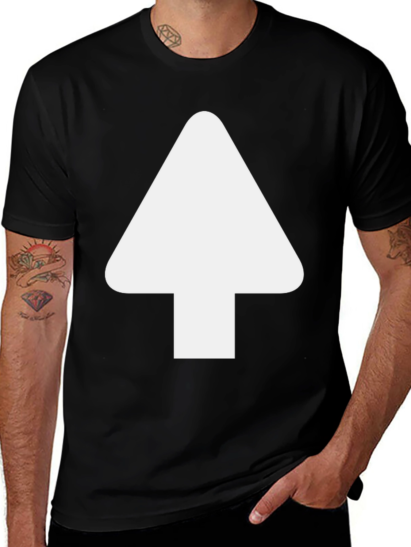 Variant 29 of Up Arrow Graphic T-Shirt - Casual Wear