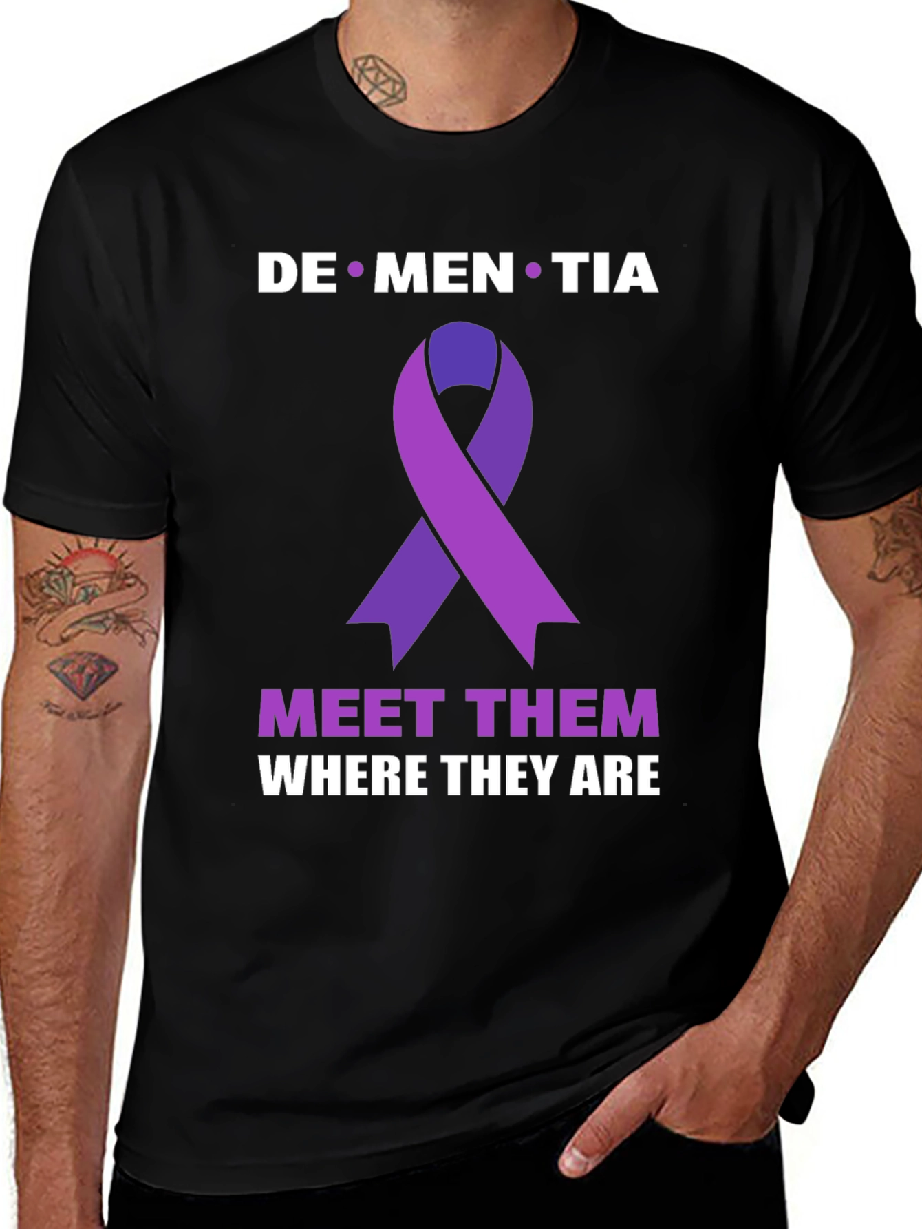 Dementia Awareness T-Shirt - Meet Them Where They Are