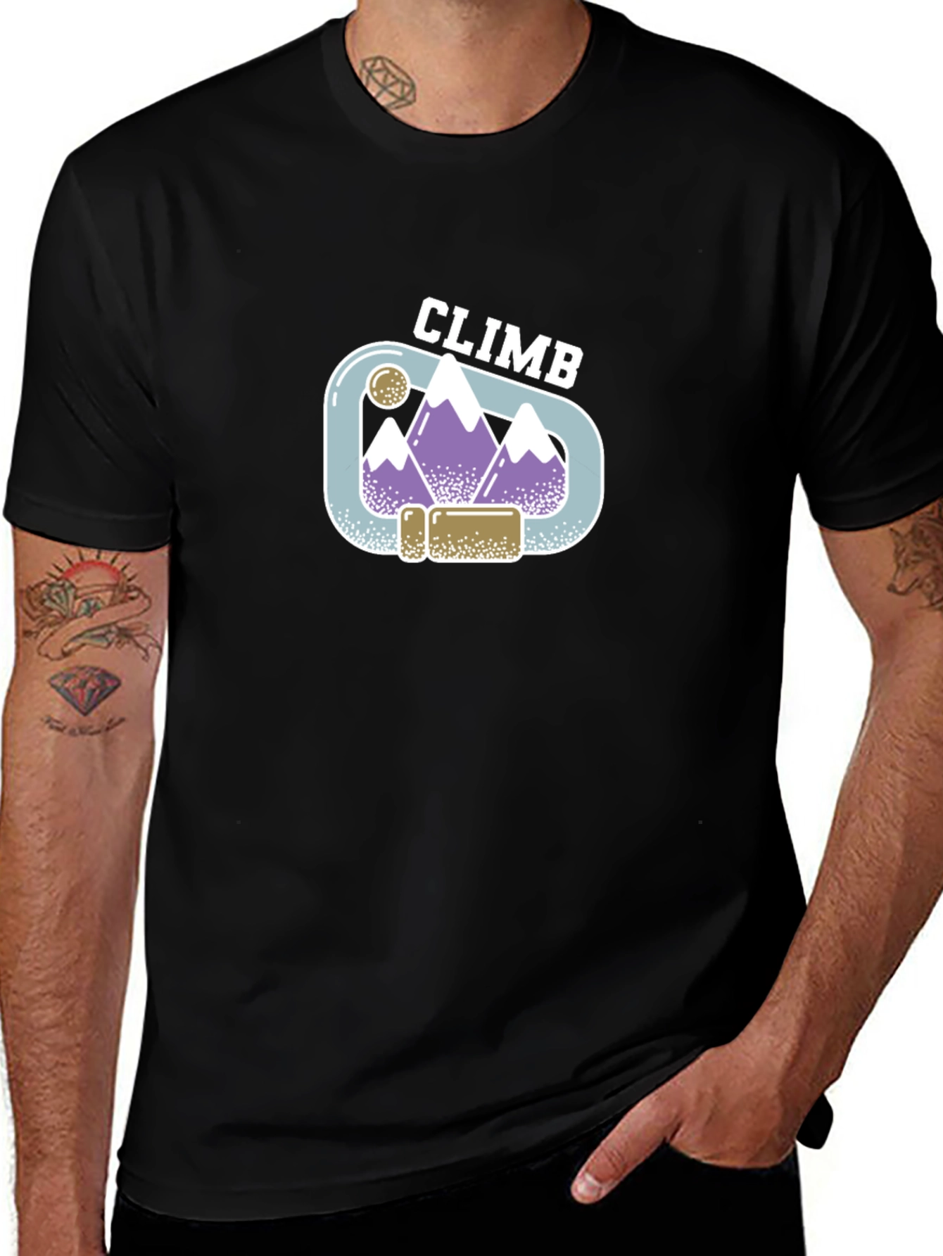 Variant 29 of Climb Graphic T-Shirt - Adventure Awaits!