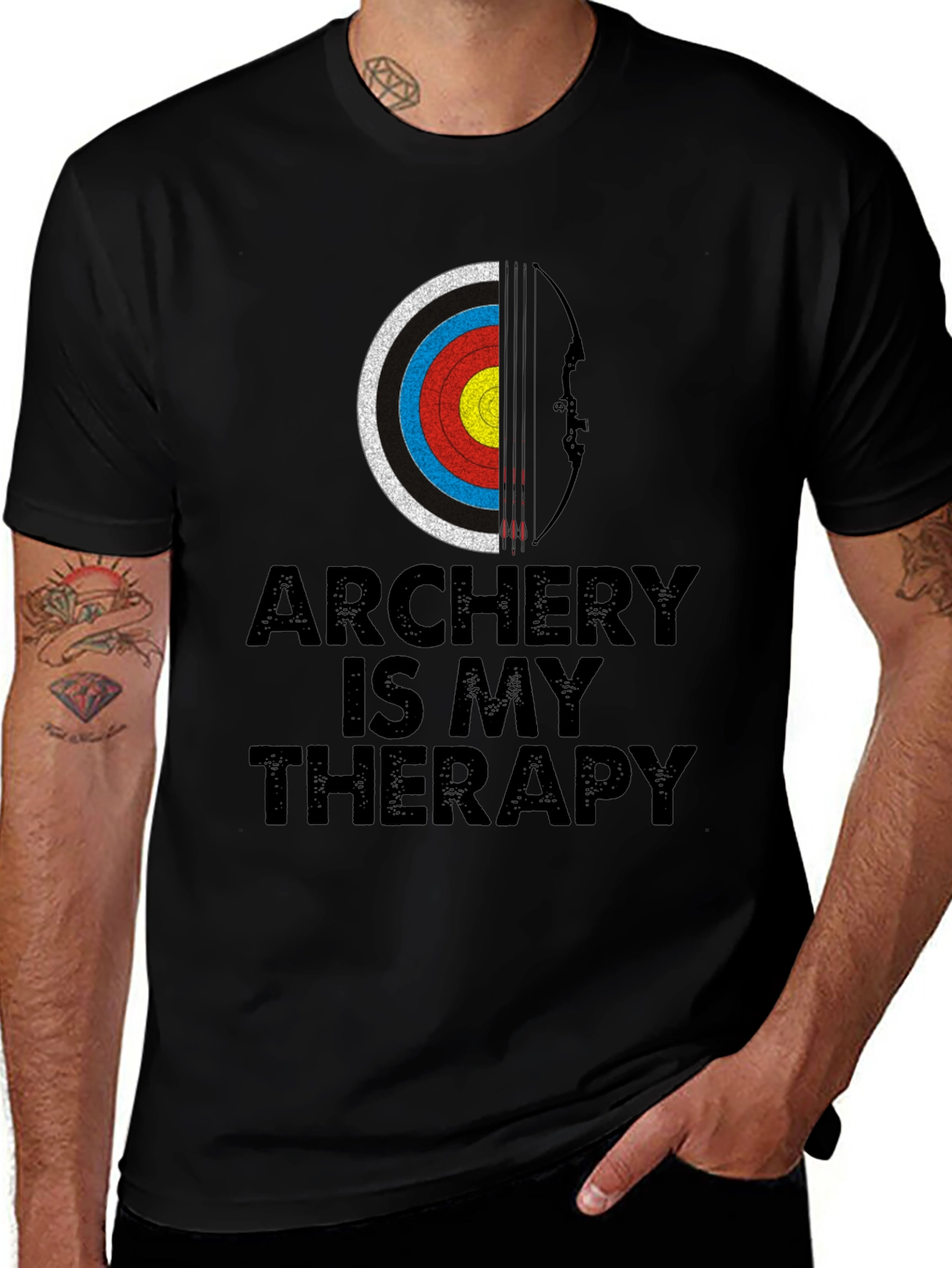 Variant 19 of Archery is My Therapy Graphic Tee