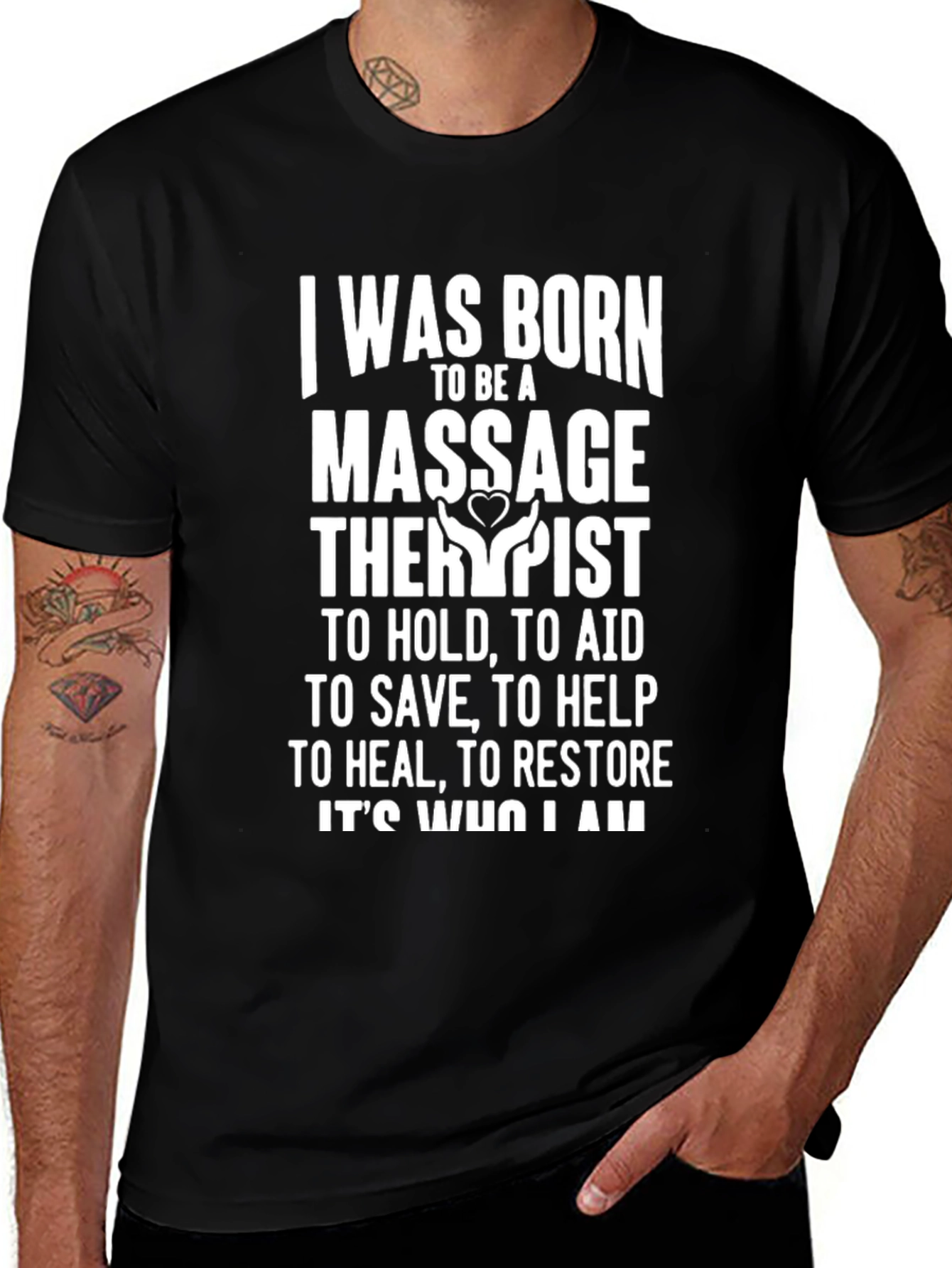 Variant 17 of Massage Therapist Born To Heal T-Shirt