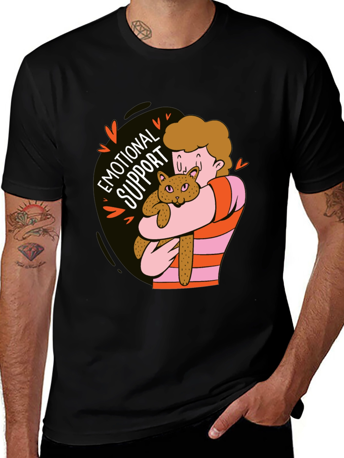 Variant 10 of Emotional Support Human T-Shirt