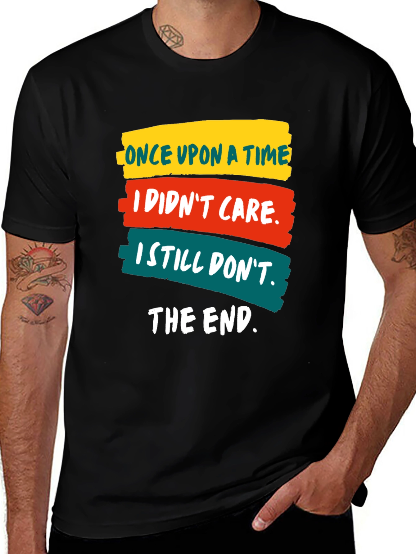 Variant 5 of Carefree Attitude T-Shirt: Once Upon a Time, I Didn't Care