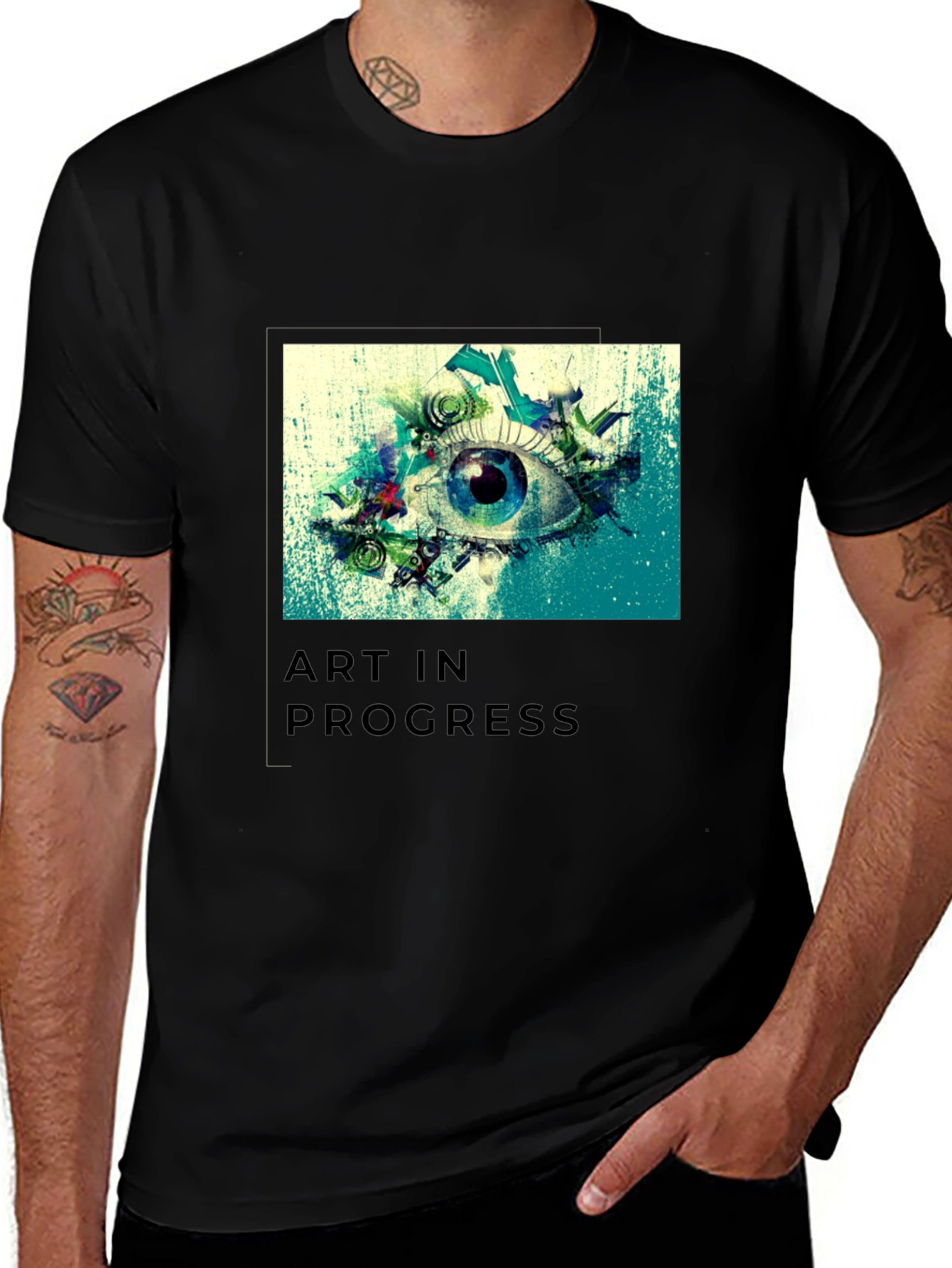 Art in Progress Graphic Print Tee