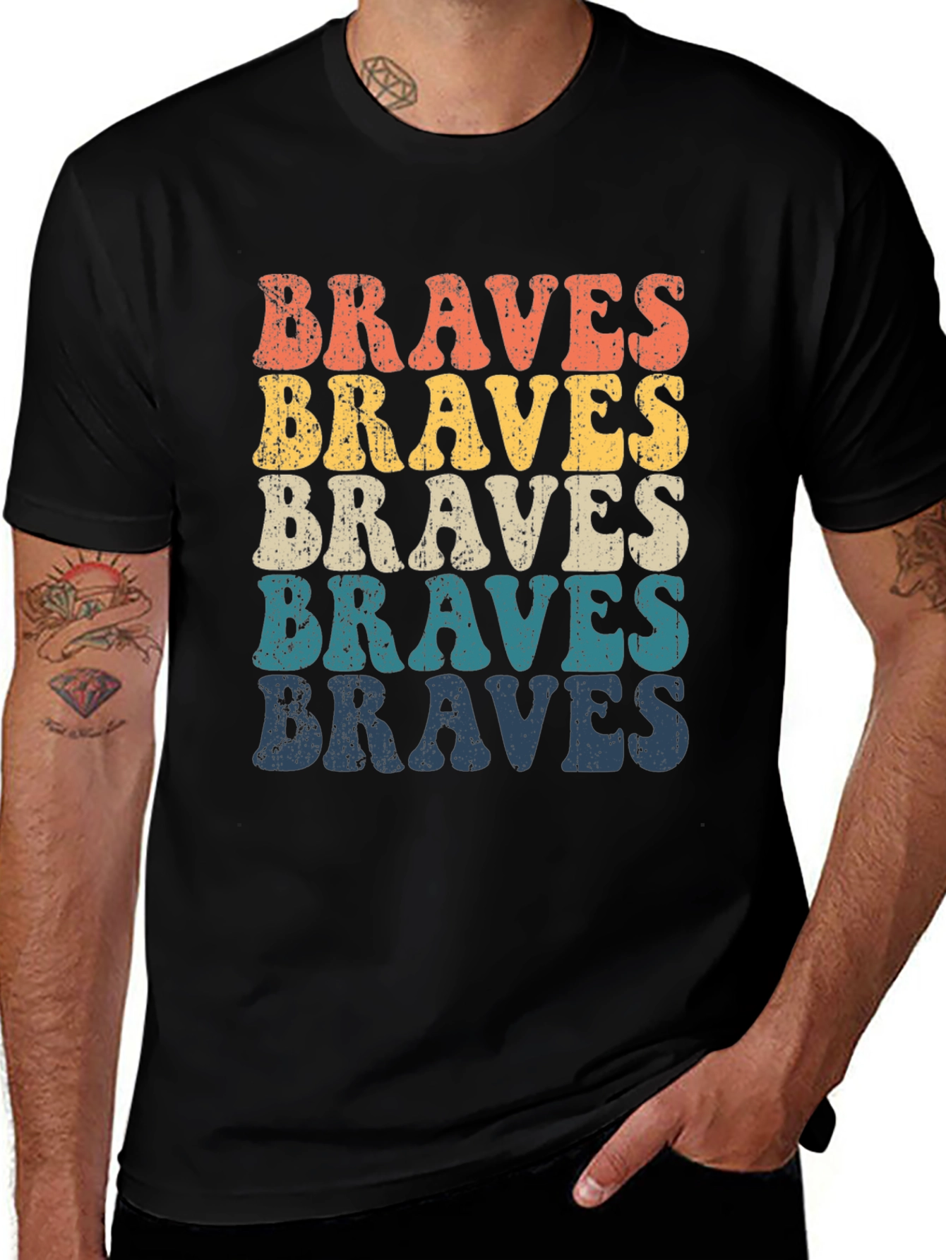 Retro Braves Graphic T-Shirt