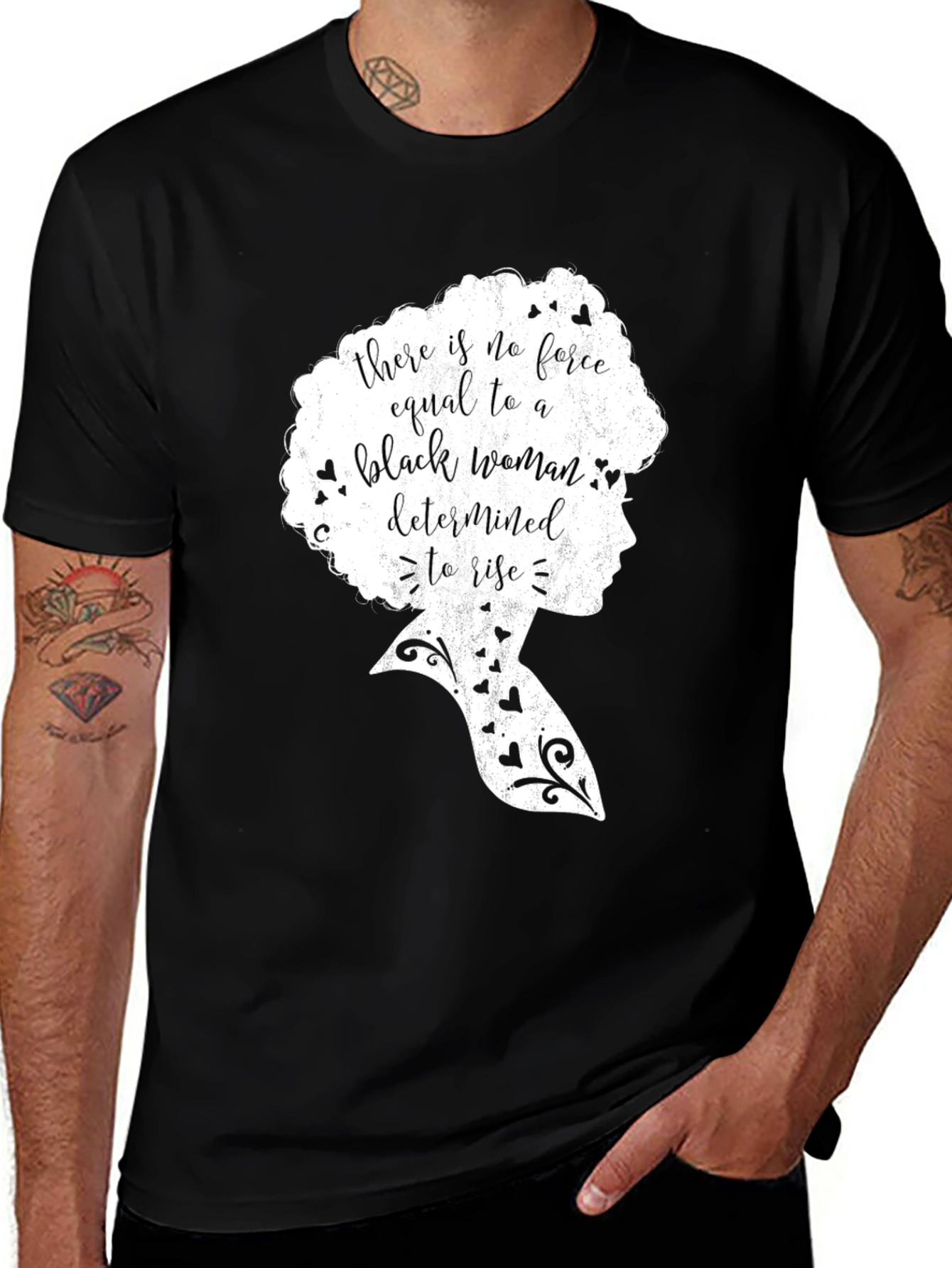 Variant 15 of Black Woman Determined T-Shirt