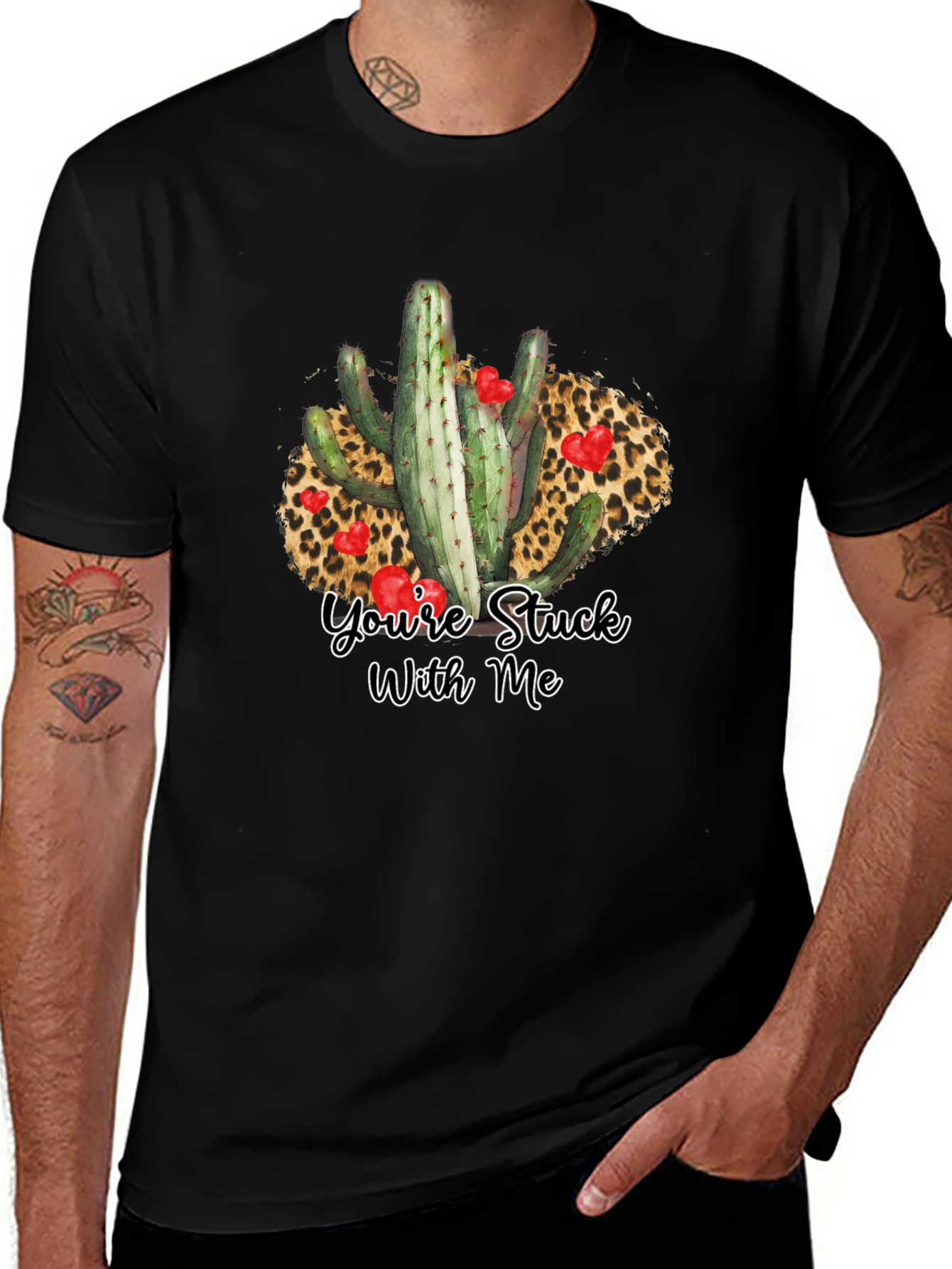 Variant 21 of Stuck With Me Cactus T-Shirt