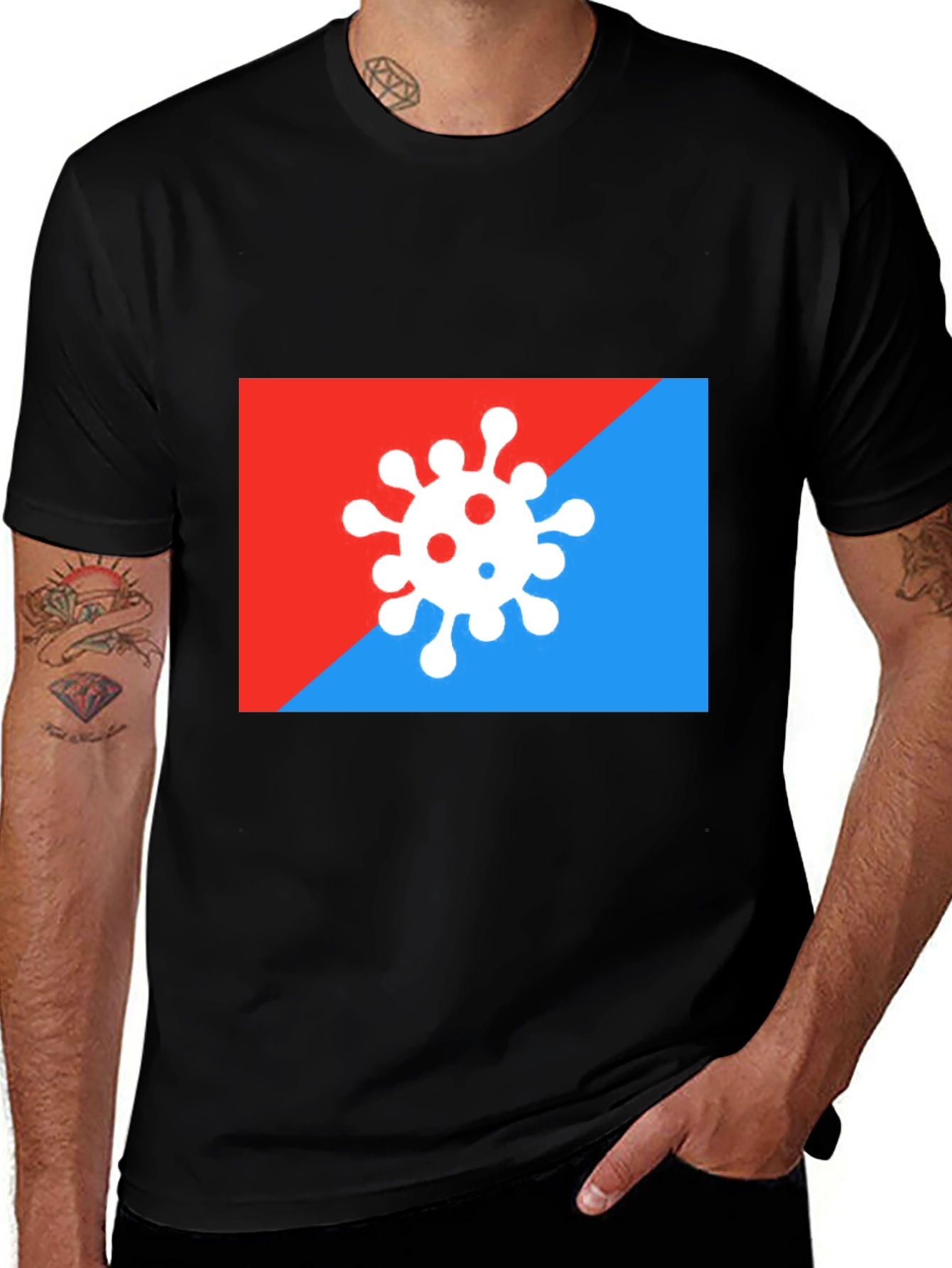 Variant 15 of Virus Graphic Tee - Modern Pandemic Fashion