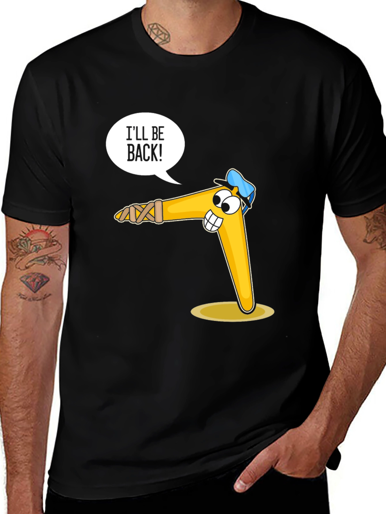 I'll Be Back Boomerang T-Shirt
