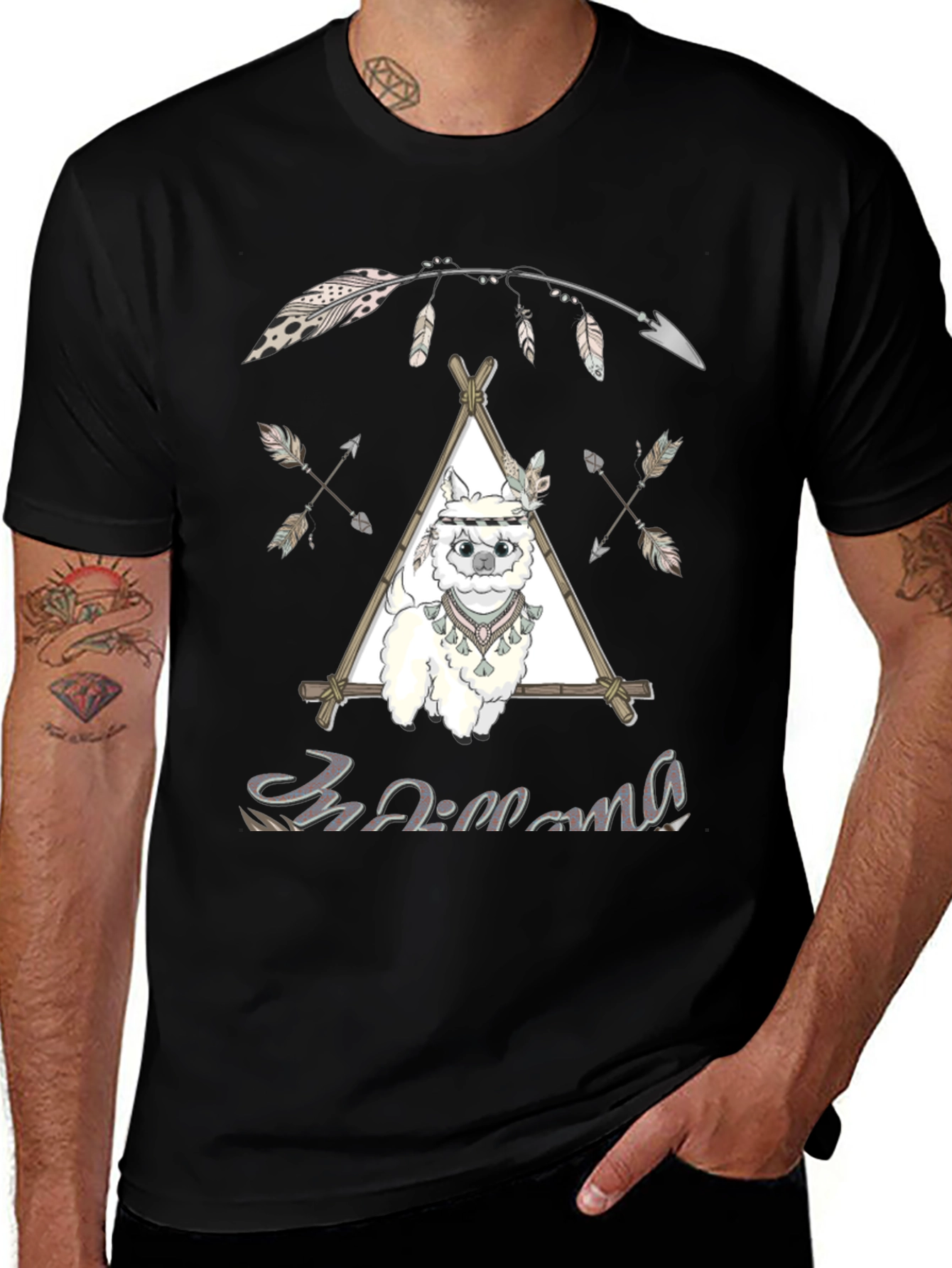 Llama Teepee T-Shirt