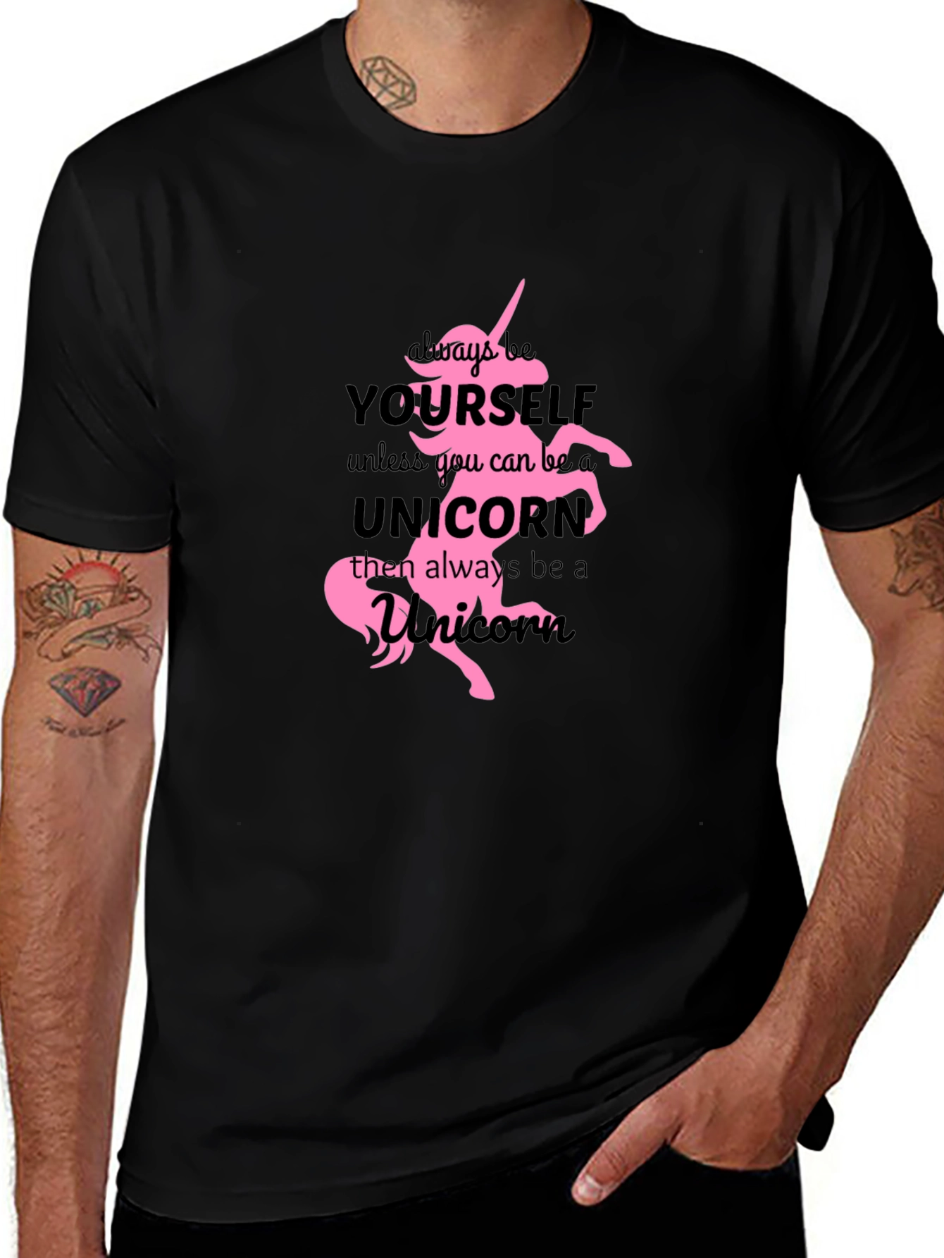 Variant 15 of Unicorn Graphic Tee - Always Be Yourself