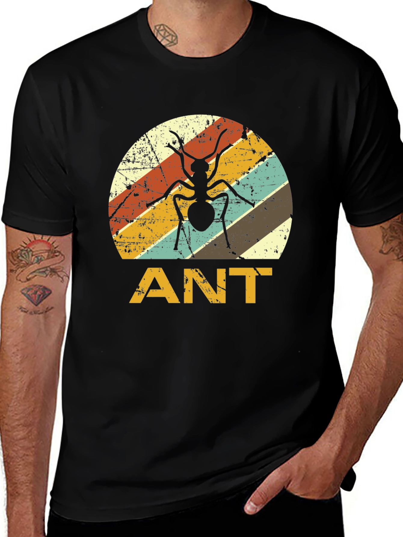 Variant 23 of Retro Ant Graphic T-Shirt