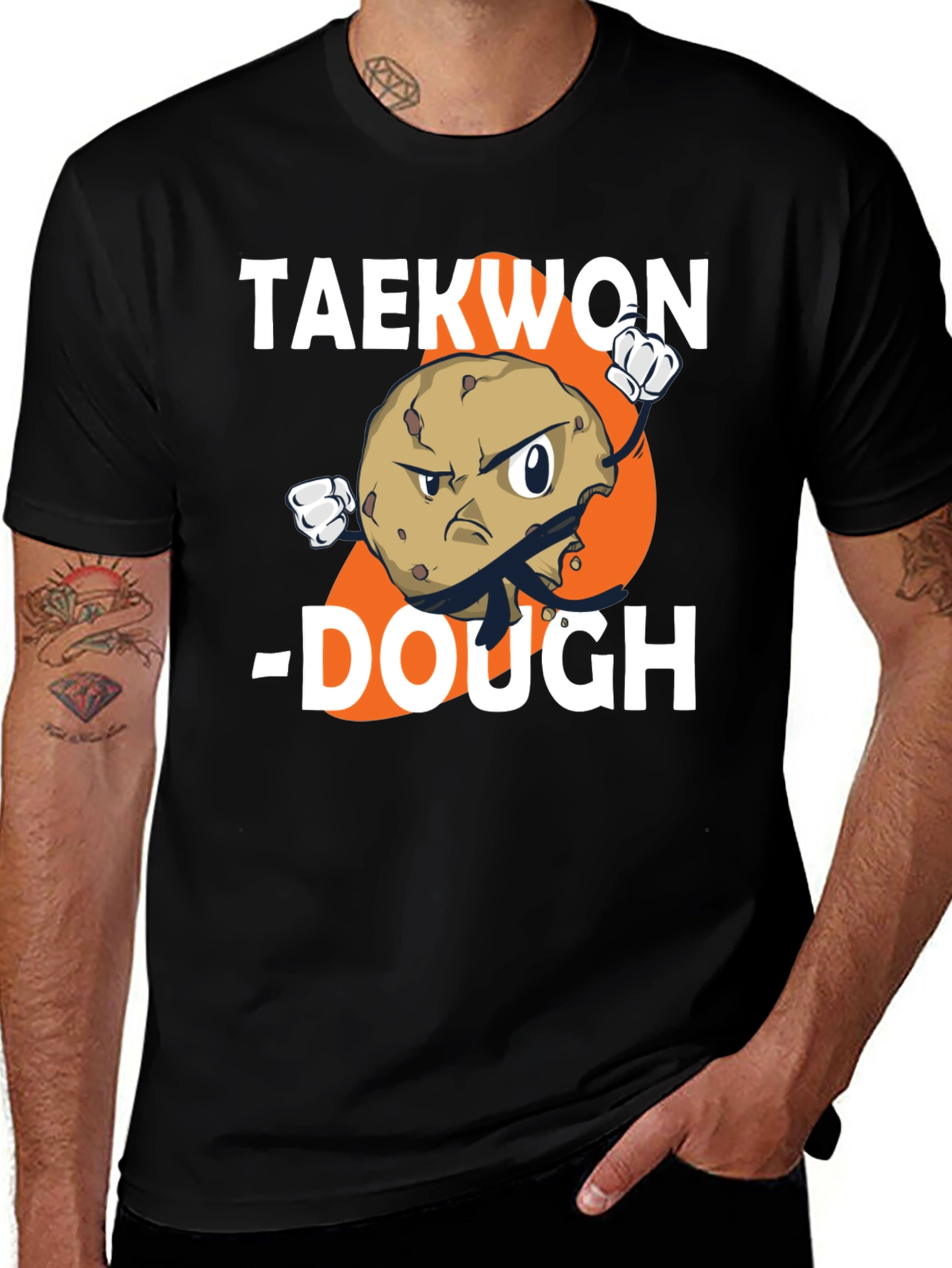 Variant 29 of Taekwon-Dough T-Shirt - Funny Martial Arts Cookie Tee