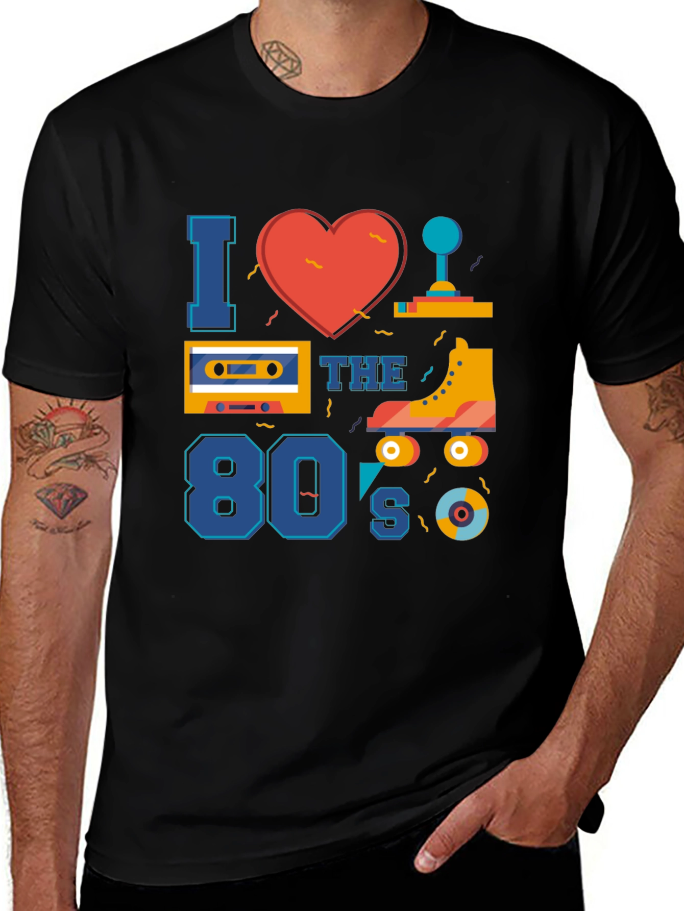 I Love the 80s Retro Graphic Tee