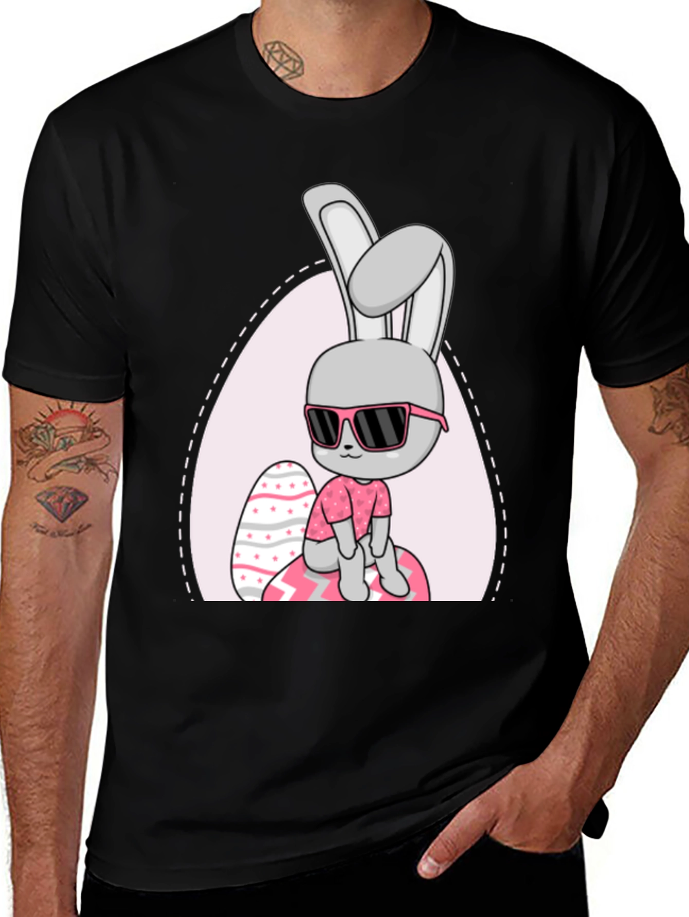 Variant 20 of Cool Bunny Easter T-Shirt