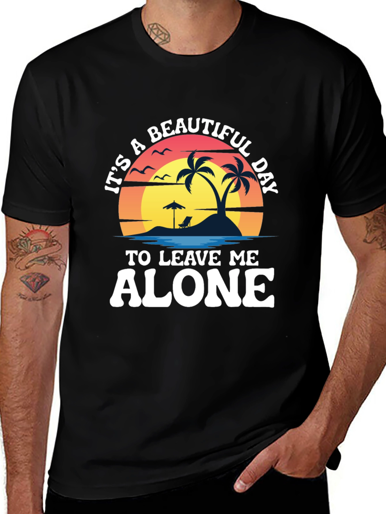 Variant 4 of It's A Beautiful Day To Leave Me Alone T-Shirt