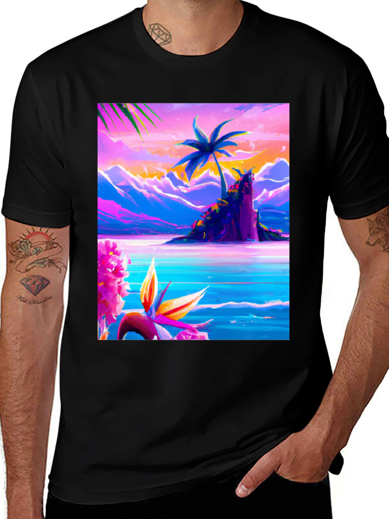 Variant 24 of Tropical Paradise Graphic Tee