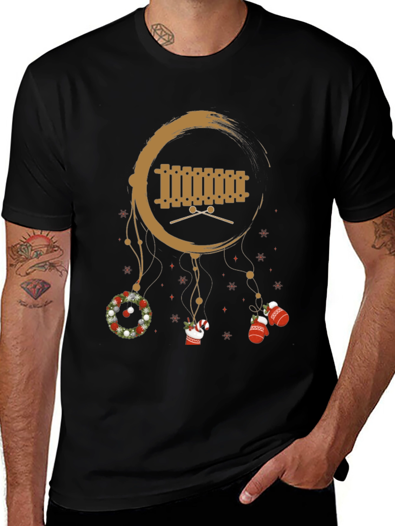 Festive Xylophone Christmas T-Shirt