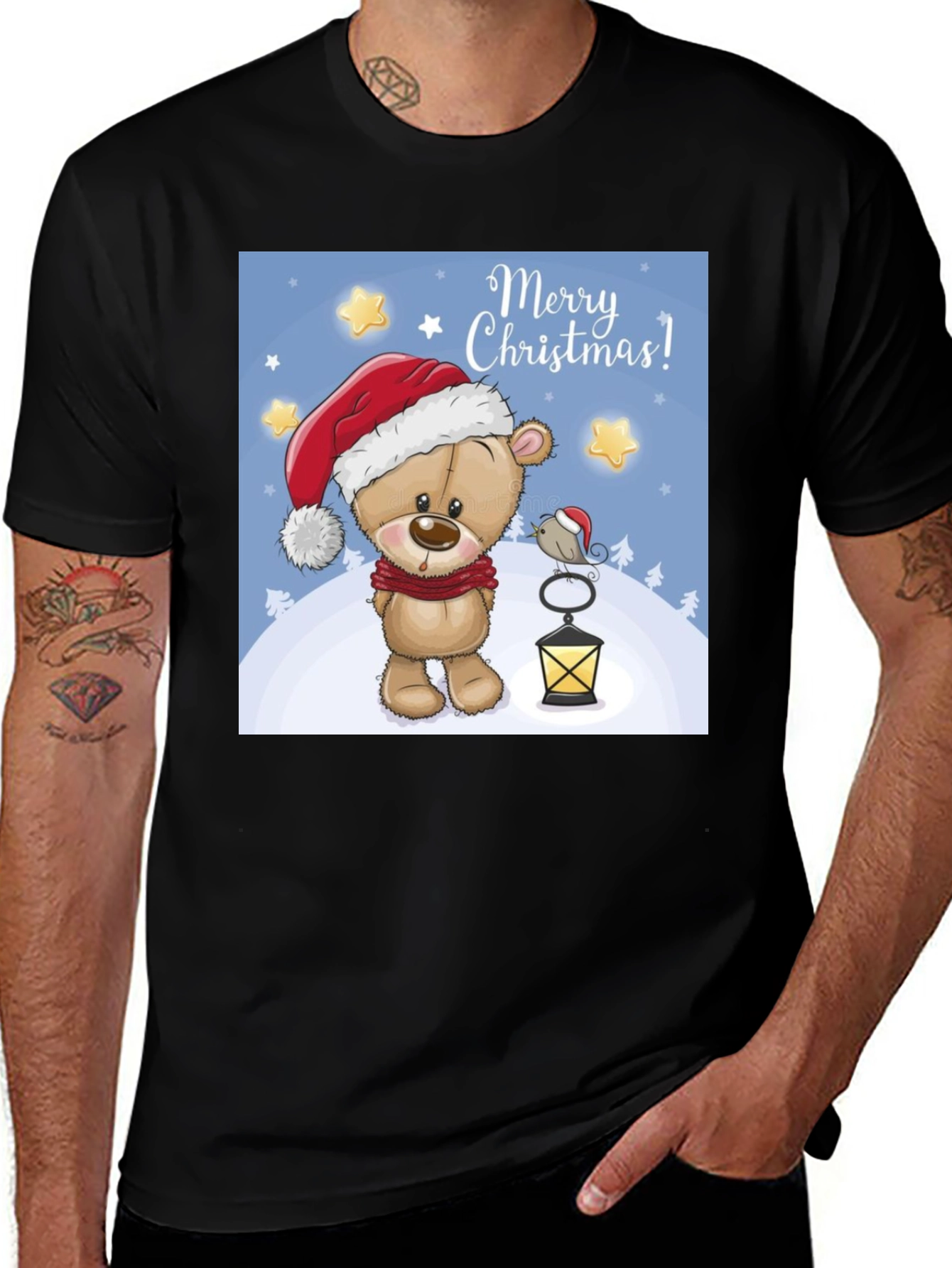Festive Christmas Teddy Bear T-Shirt