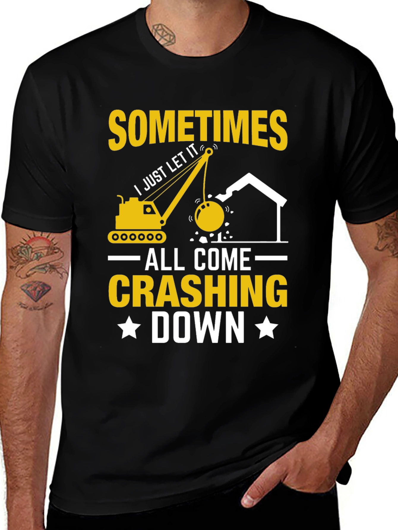 Variant 6 of Sometimes I Just Let It All Come Crashing Down T-Shirt