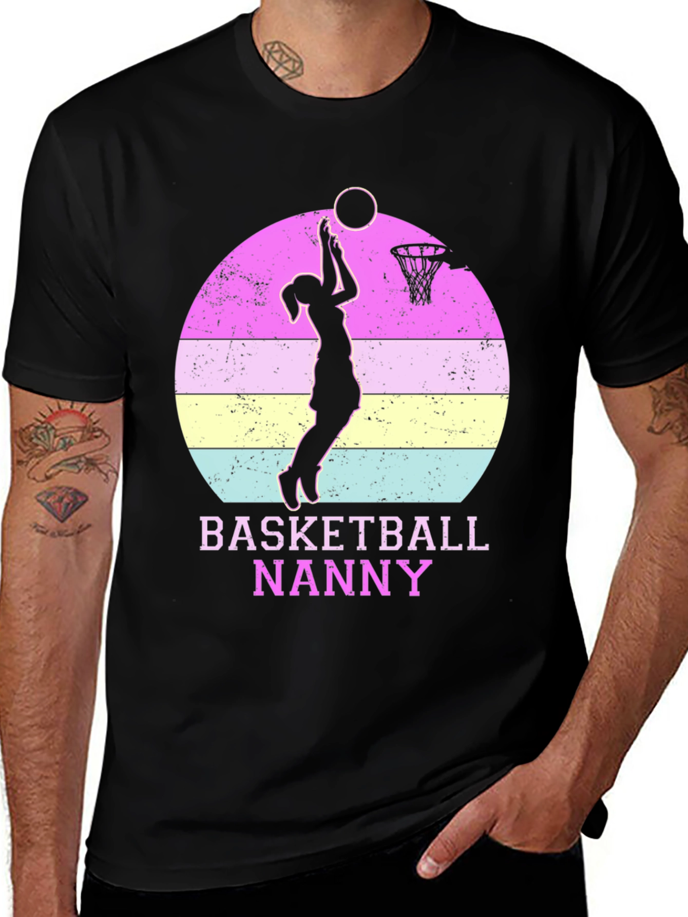 Variant 15 of Basketball Nanny Graphic T-Shirt