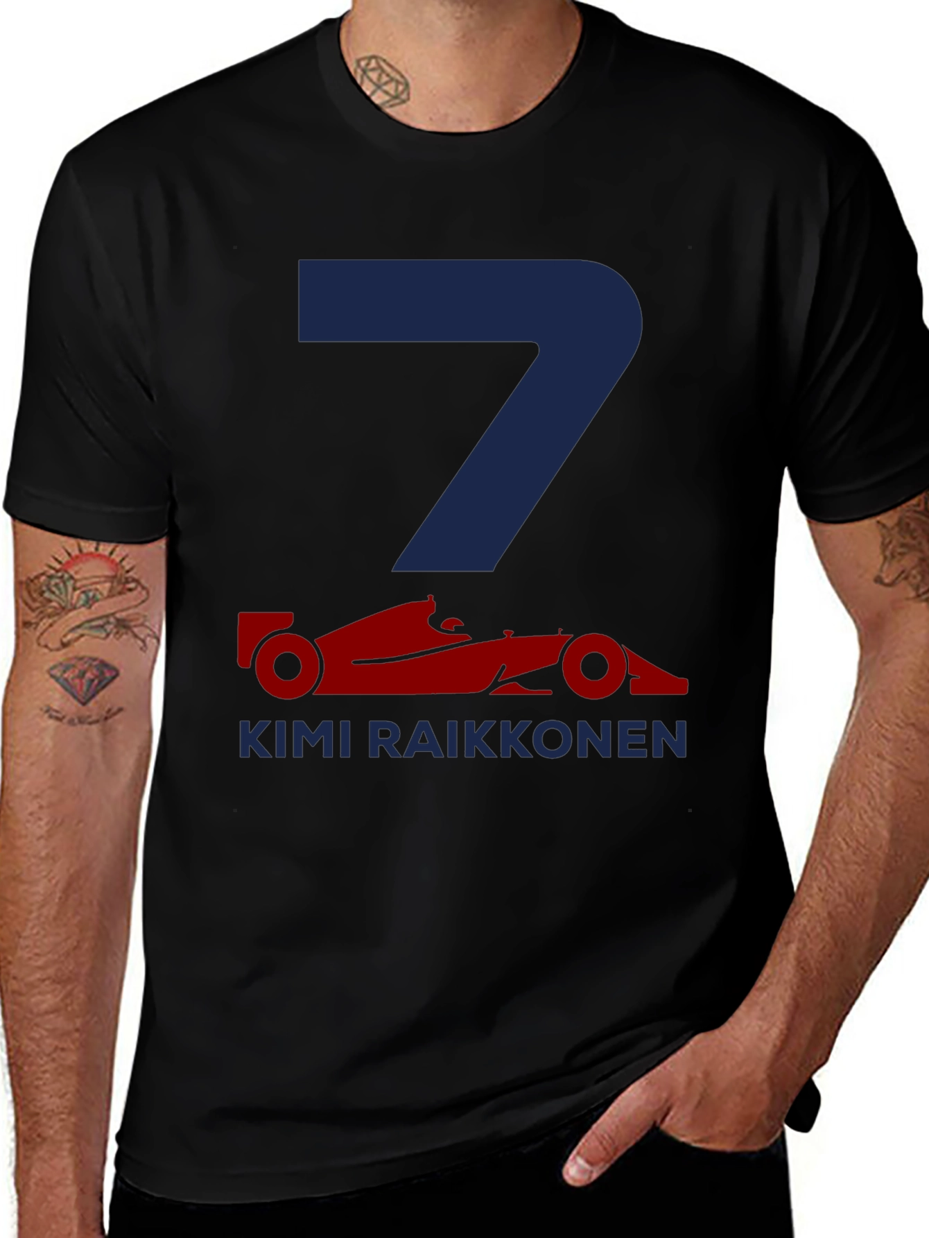 Kimi Raikkonen 7 F1 Racing T-Shirt