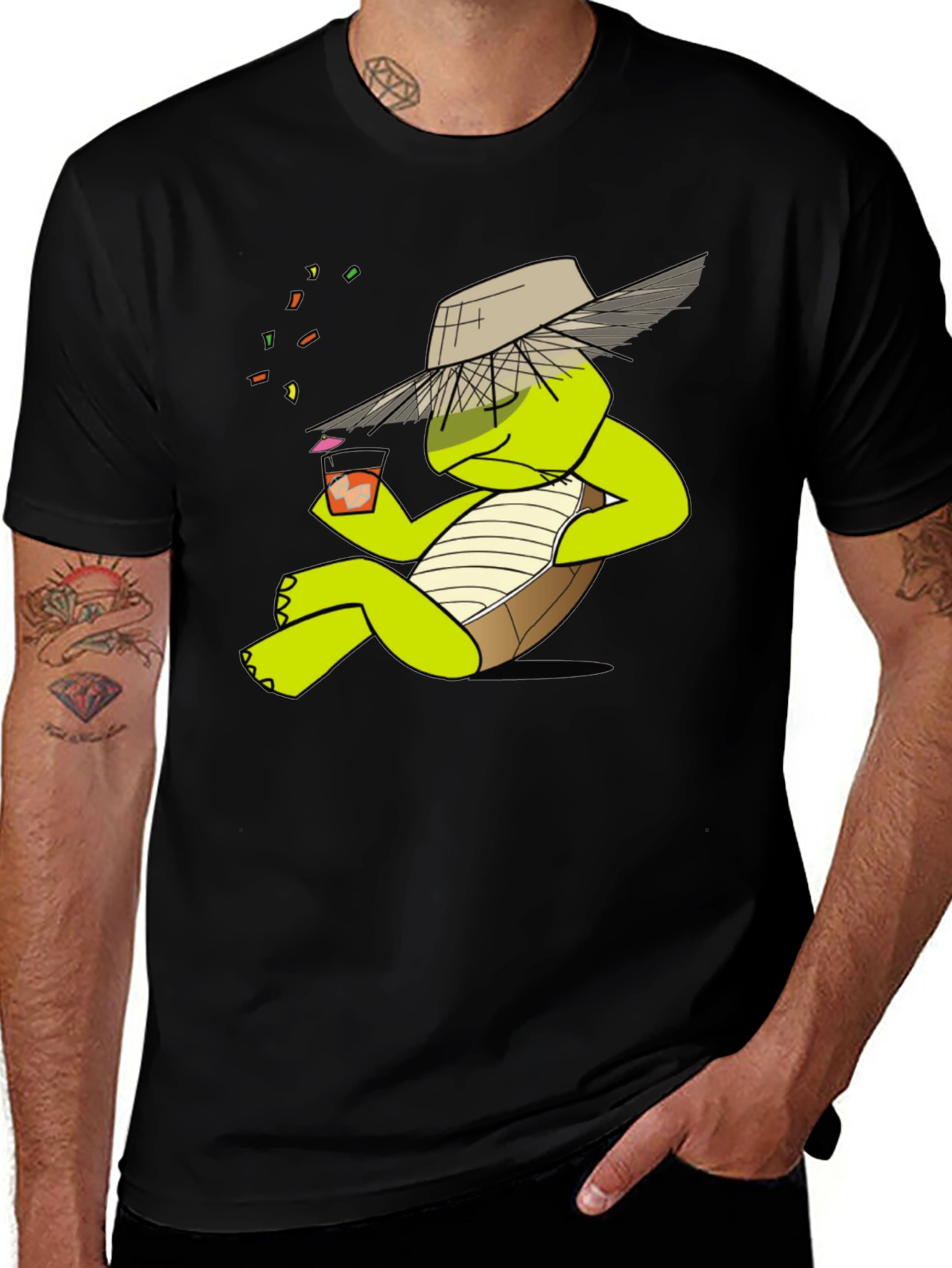 Variant 24 of Relaxed Turtle Graphic Tee