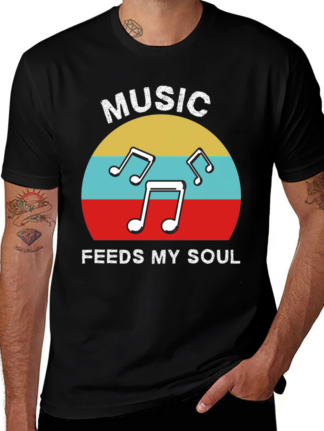 Variant 11 of Music Feeds My Soul Graphic Tee