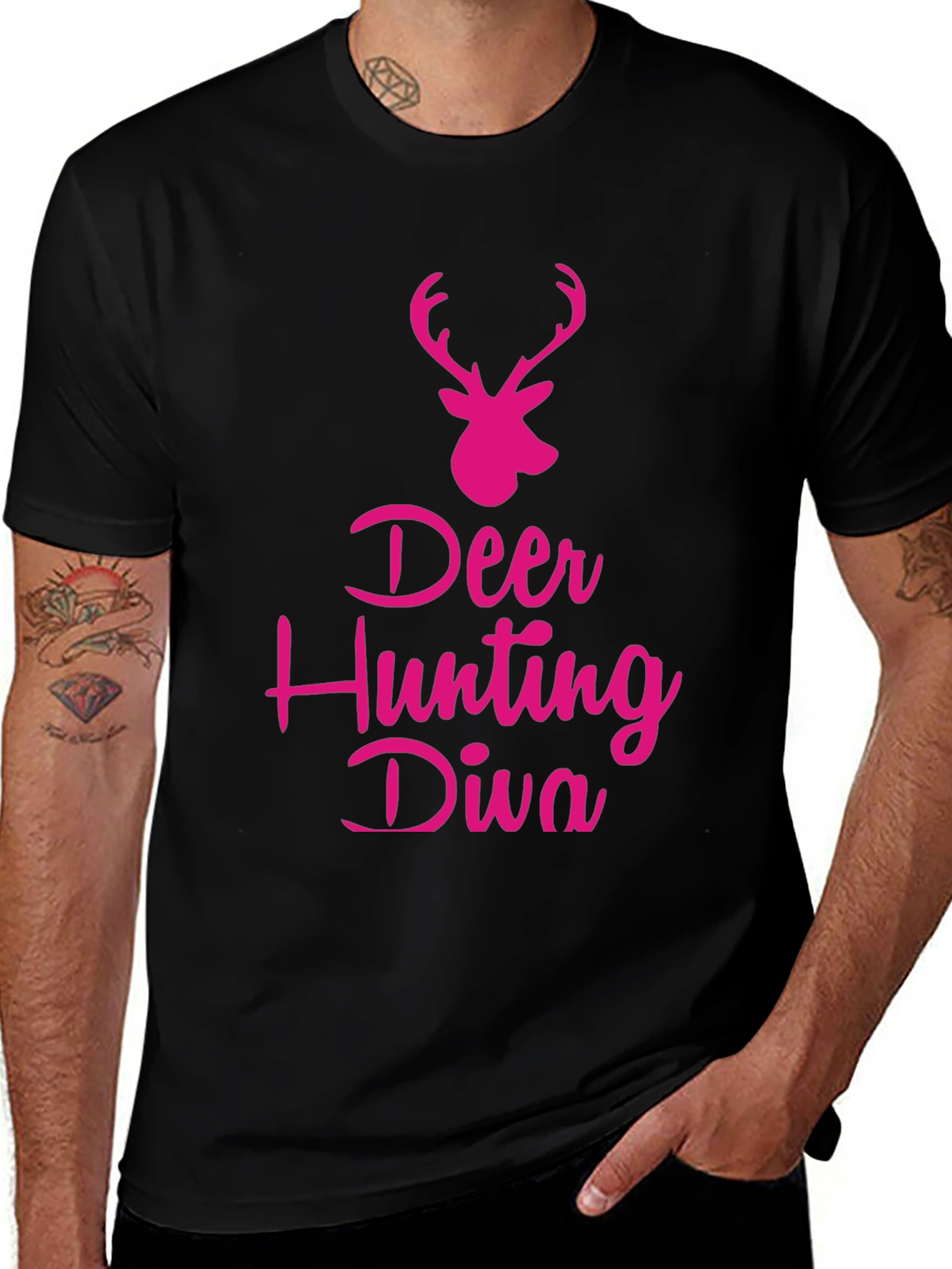 Variant 25 of Deer Hunting Diva T-Shirt