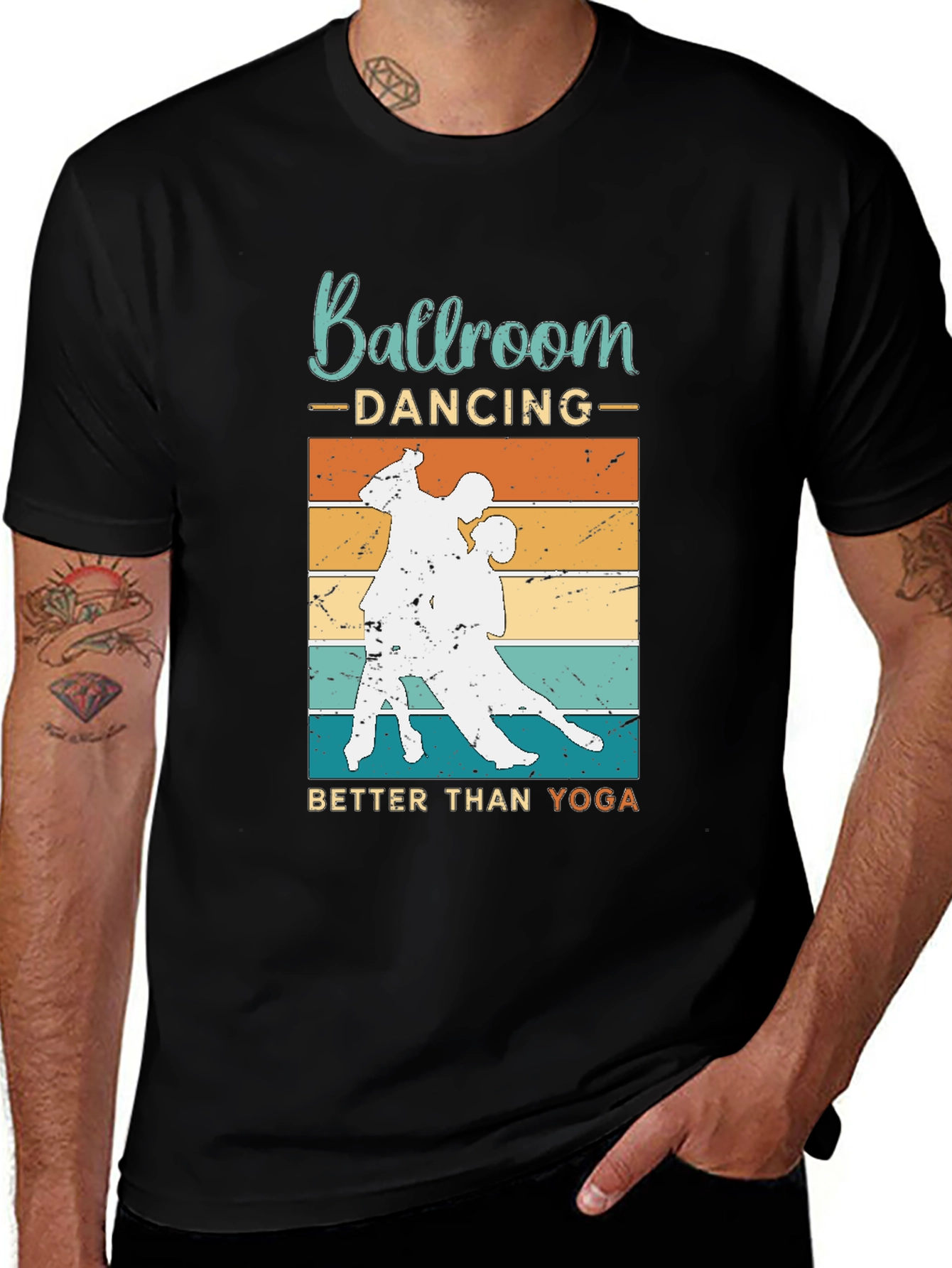 Variant 24 of Ballroom Dancing Better Than Yoga T-Shirt
