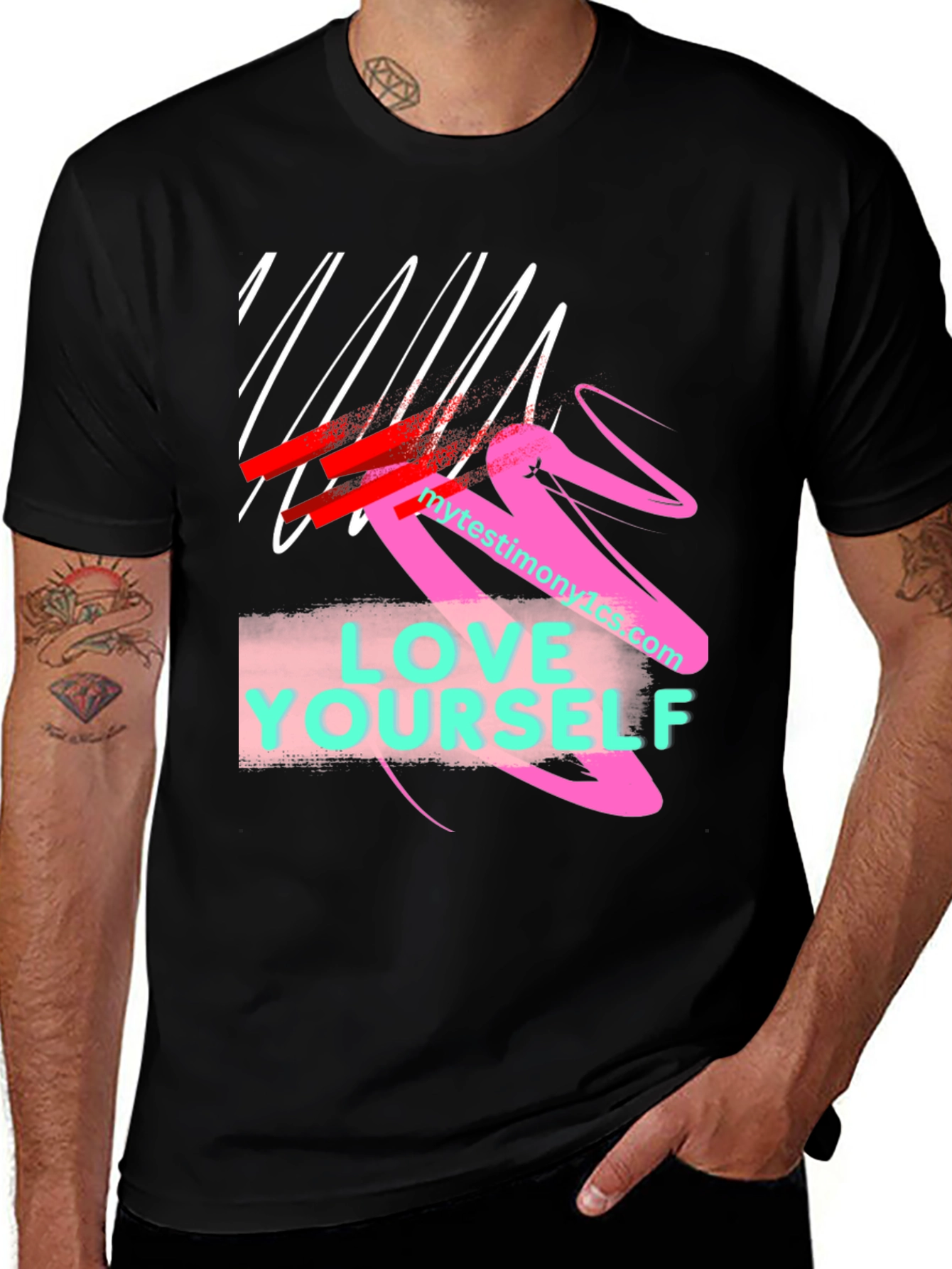 Variant 18 of Love Yourself Graphic T-Shirt