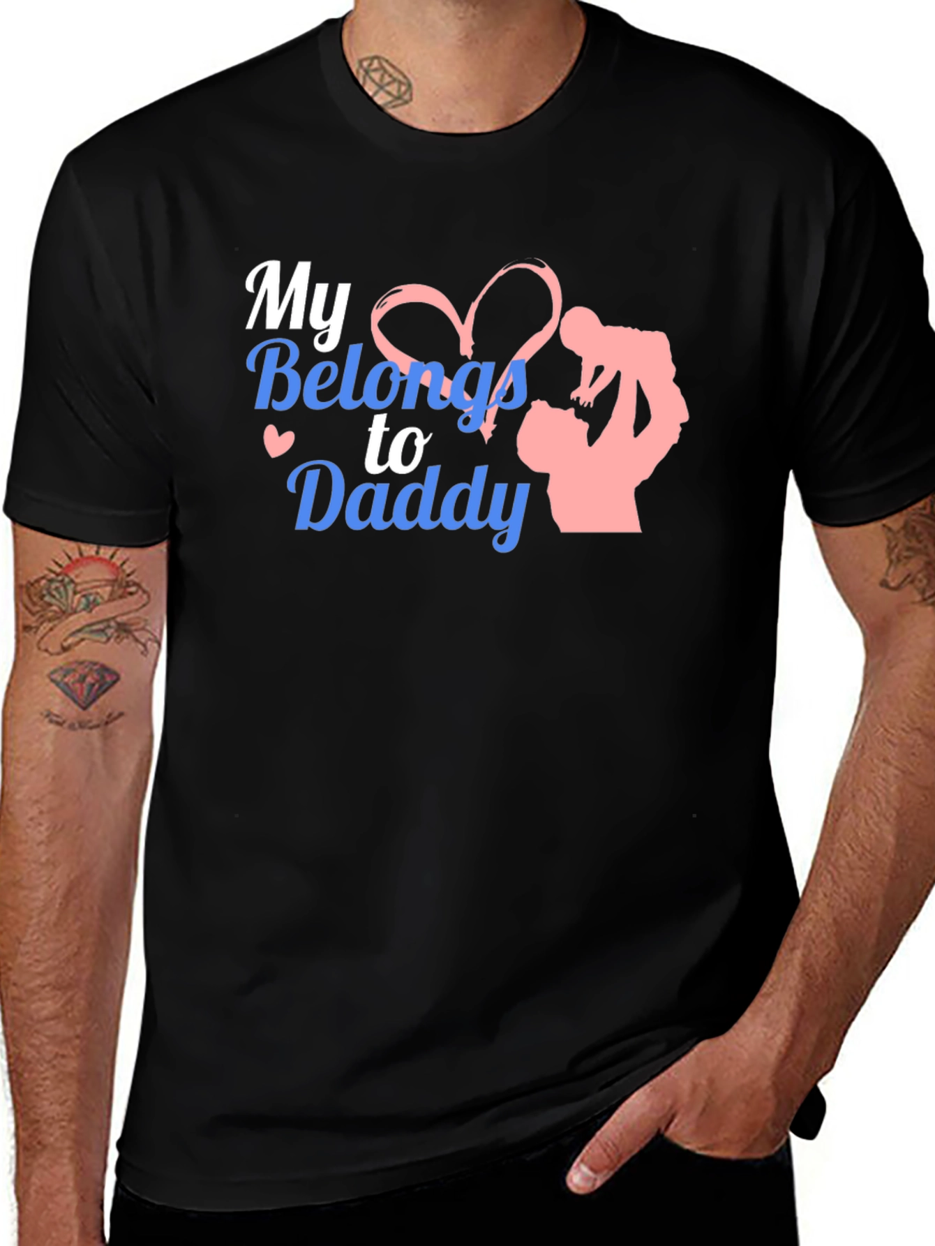 Variant 8 of My Heart Belongs to Daddy T-Shirt