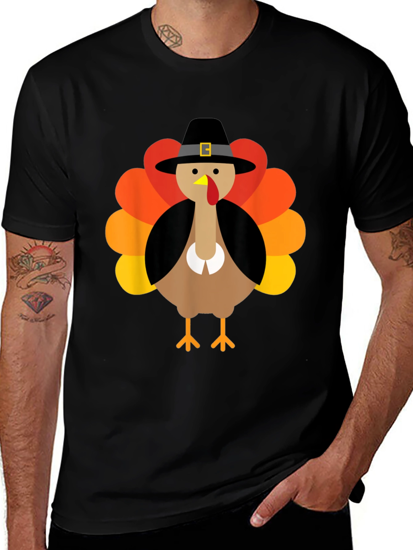 Variant 25 of Thanksgiving Turkey Pilgrim T-Shirt