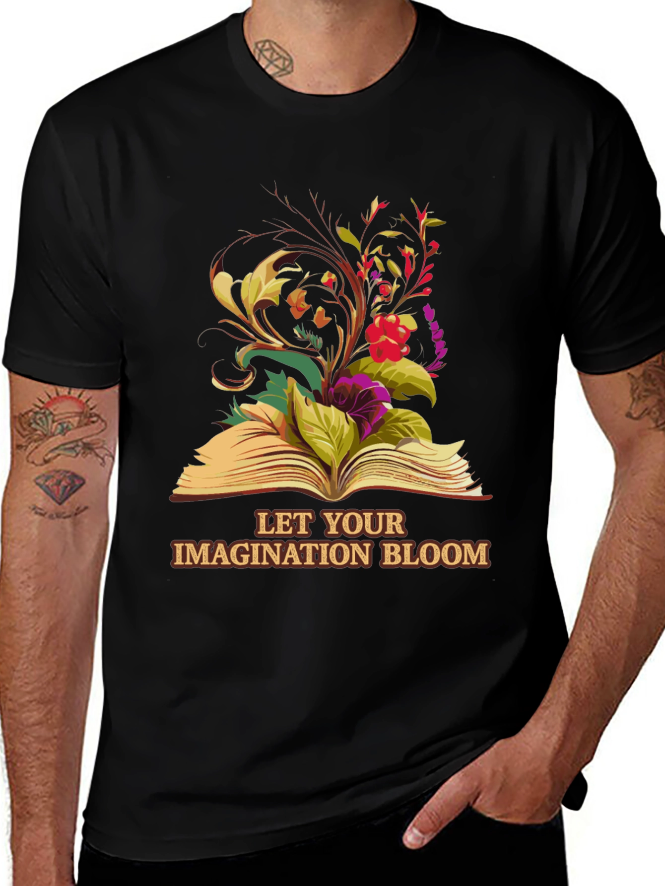 Variant 17 of Imagination Bloom Graphic Tee - Unisex