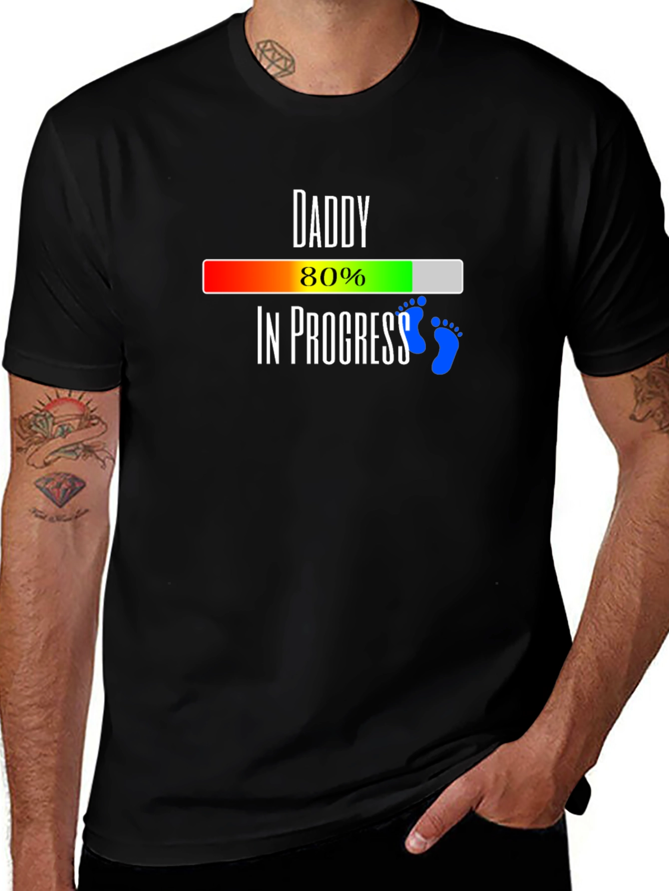 Variant 24 of Daddy in Progress T-Shirt - New Dad Gift