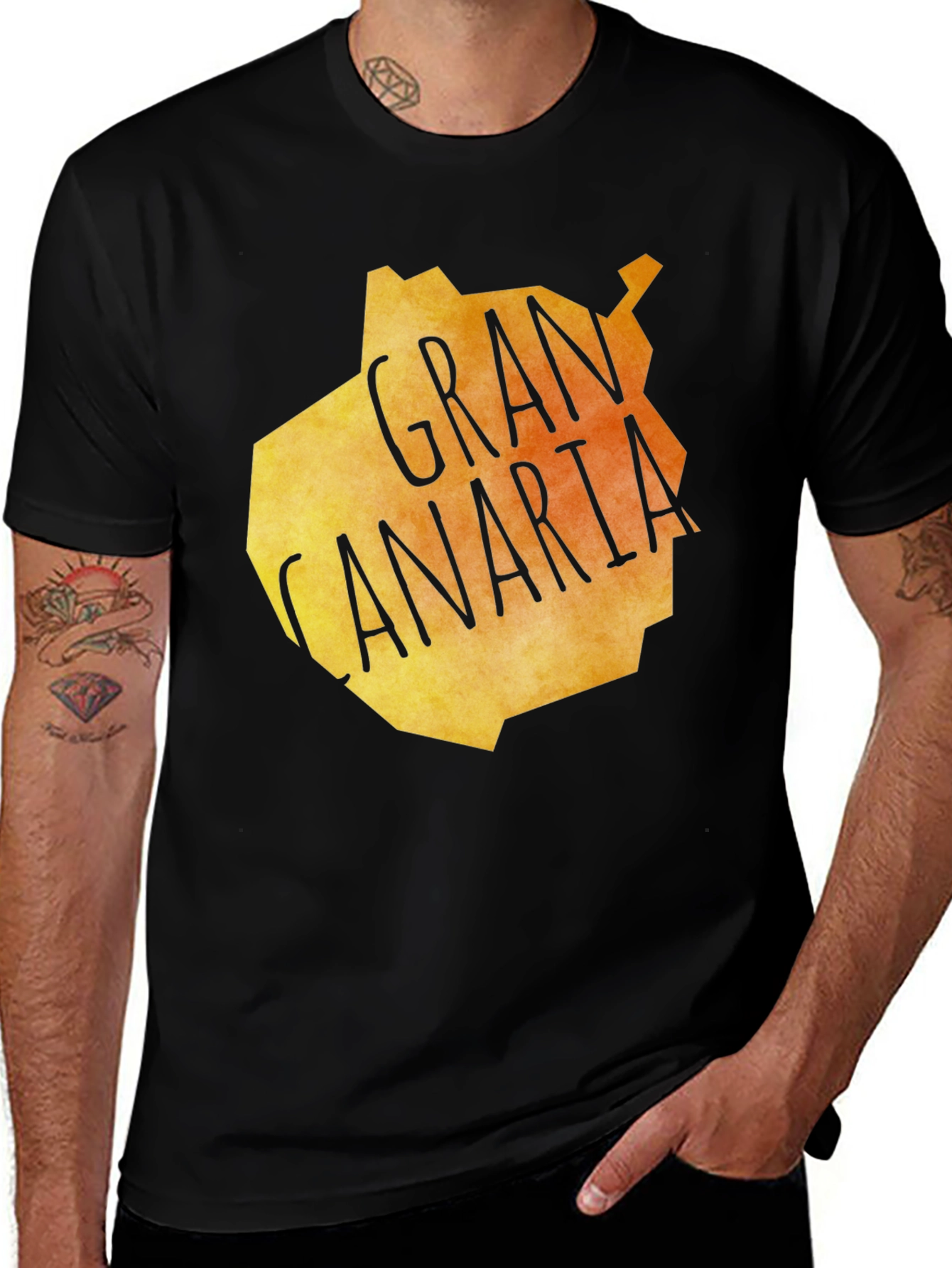 Gran Canaria Map T-Shirt - Canary Islands Souvenir