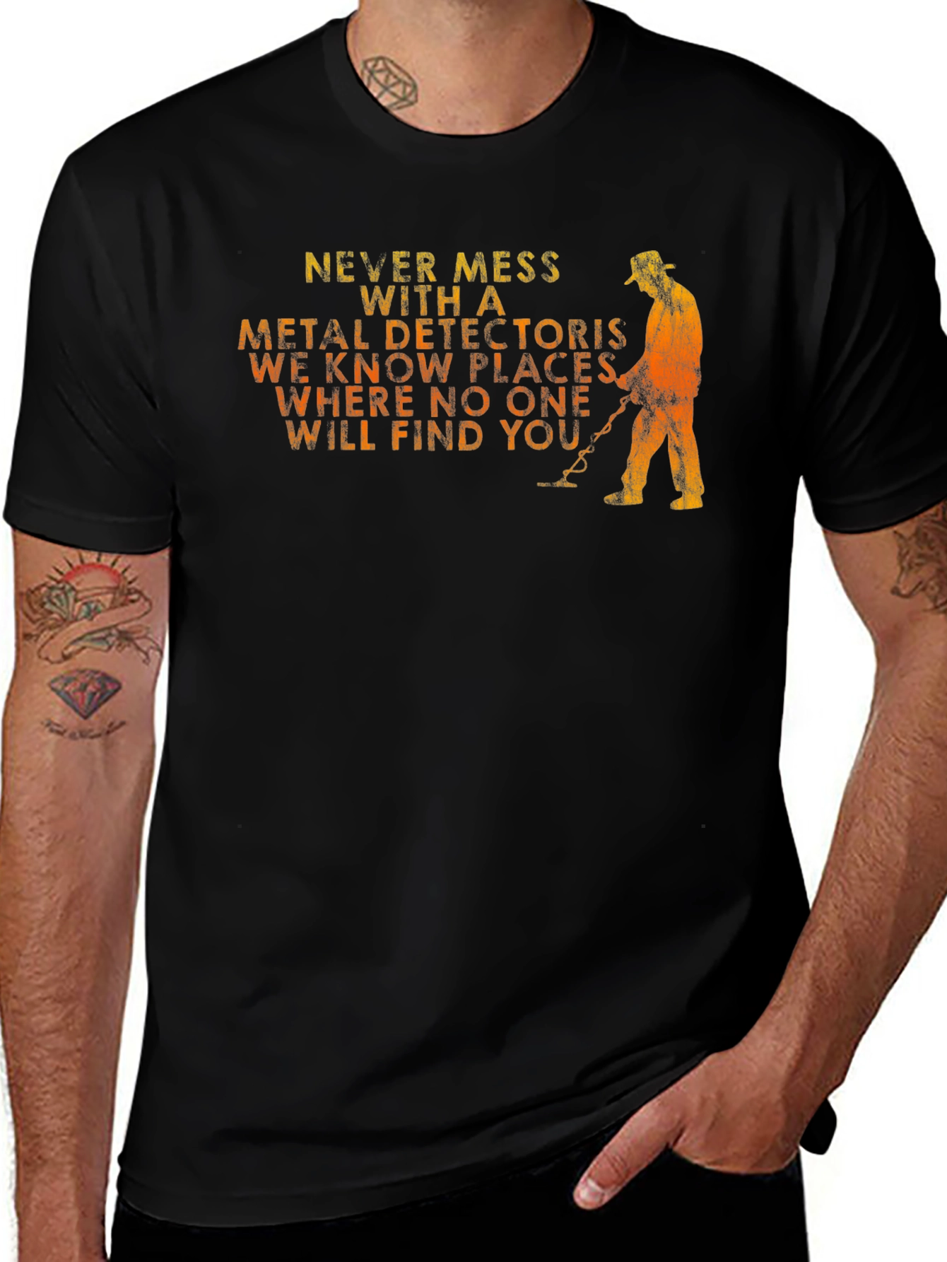 Variant 24 of Metal Detectorist Humor T-Shirt