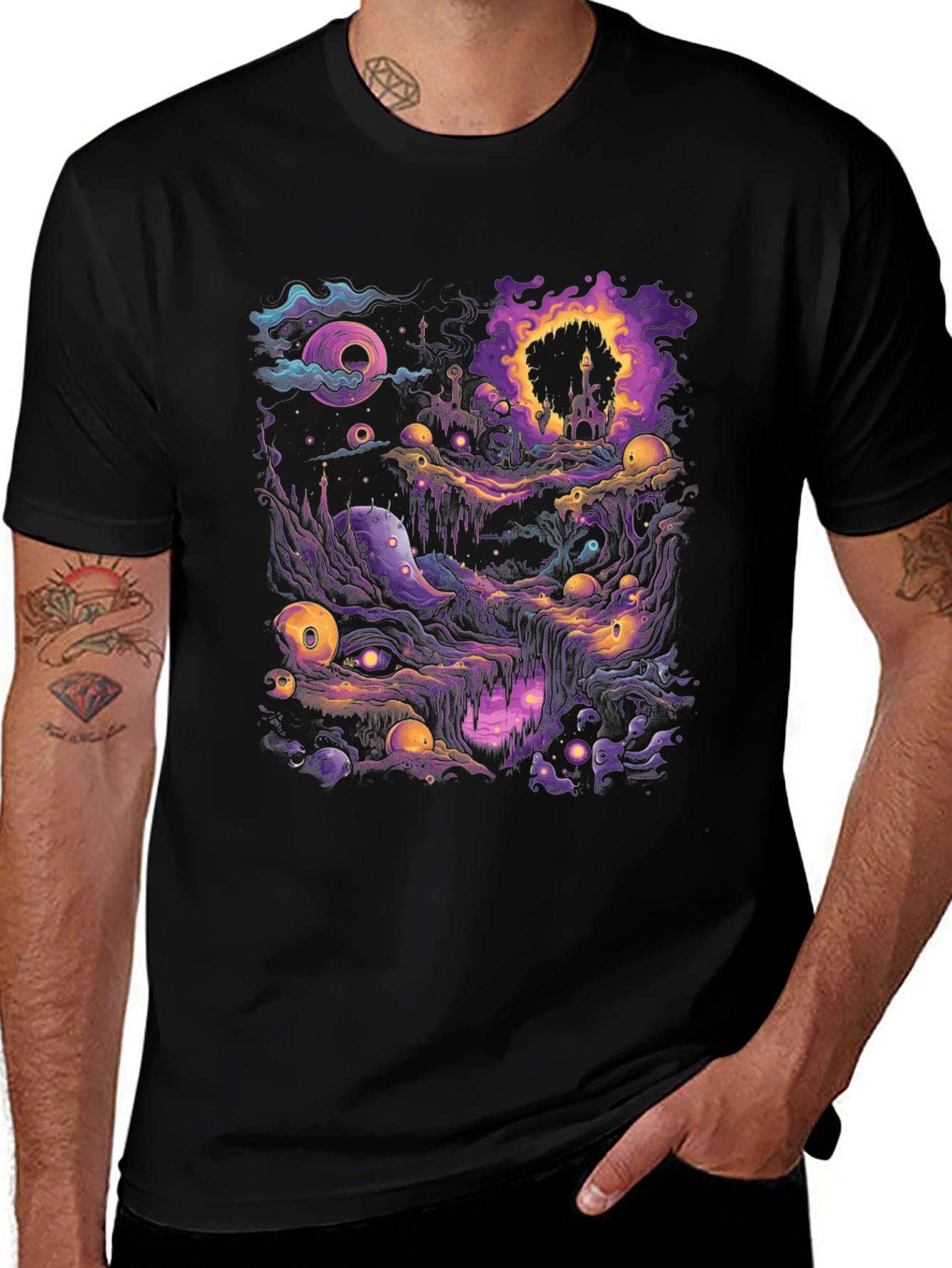Variant 7 of Surreal Landscape Graphic T-Shirt