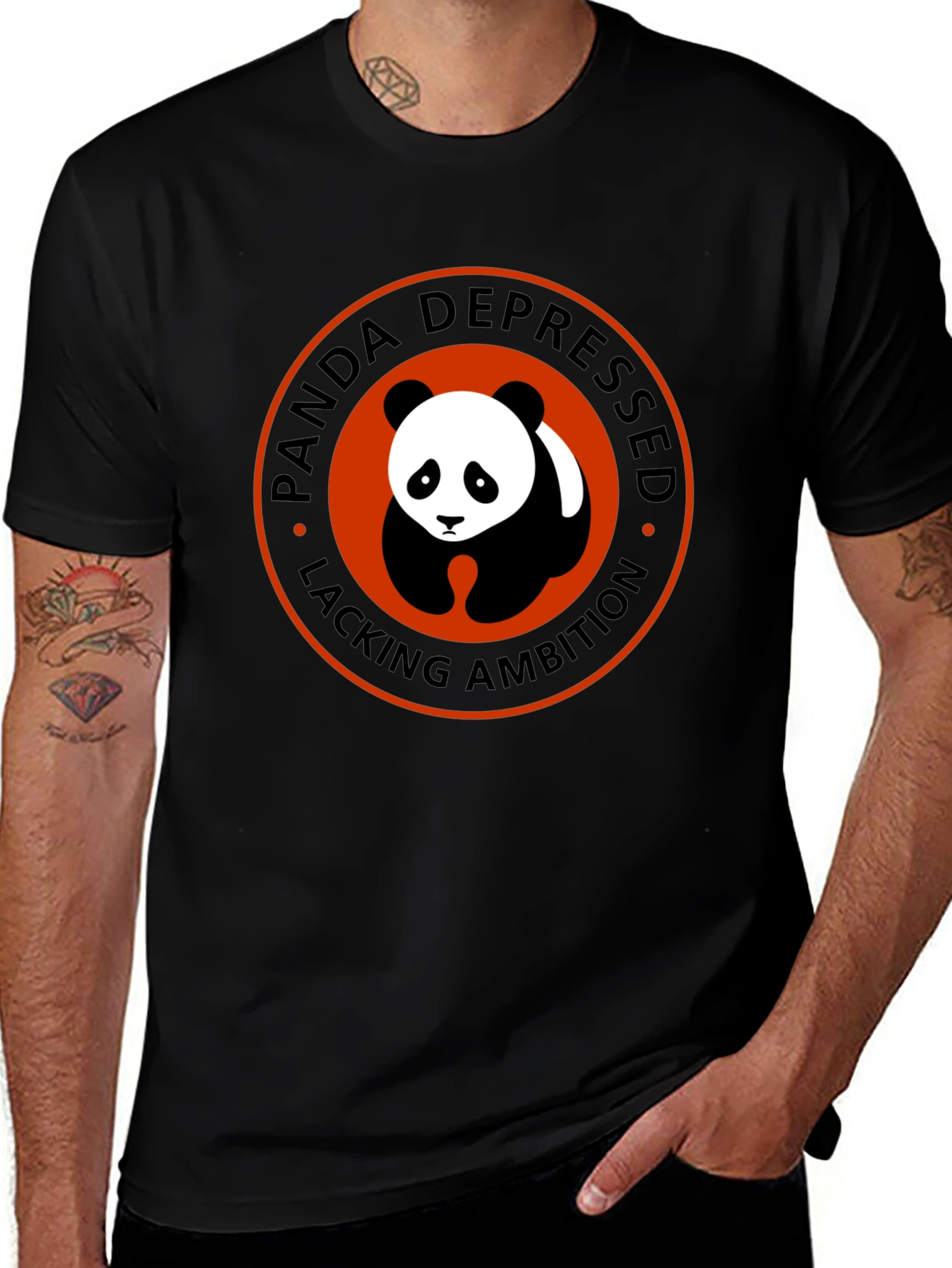 Variant 20 of Depressed Panda Graphic Tee