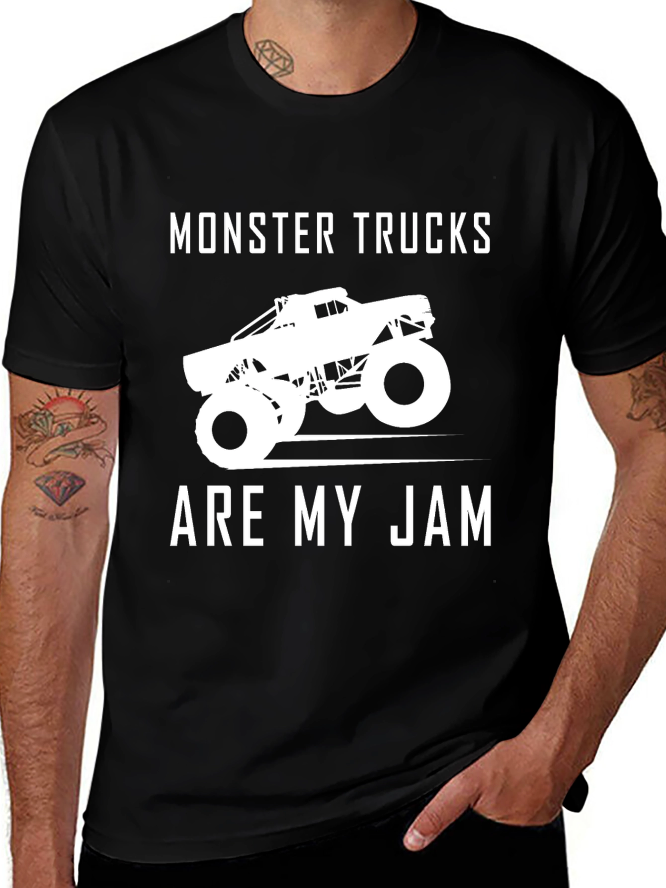 Monster Trucks Are My Jam Graphic Tee