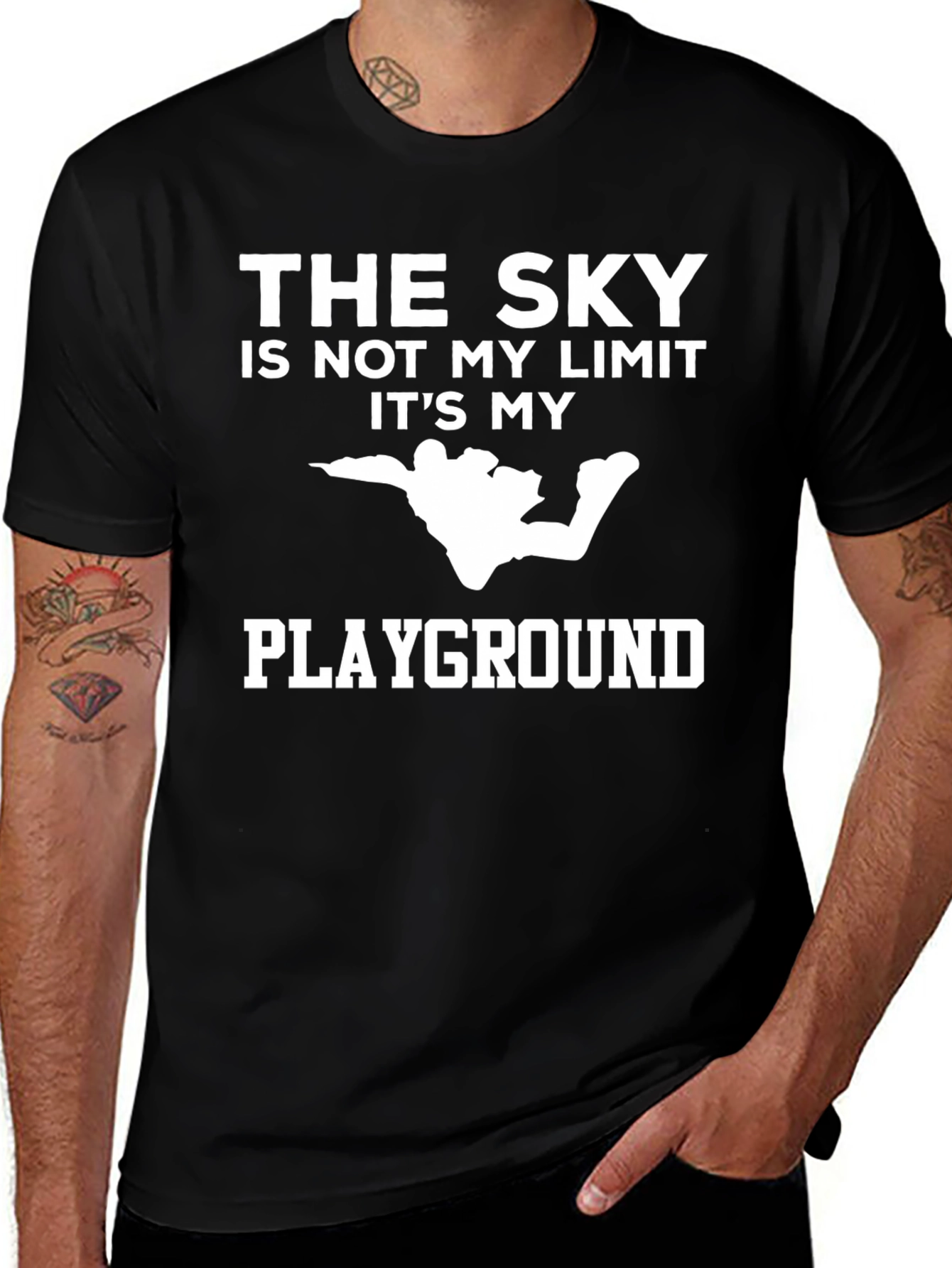 Variant 12 of Skydiving Playground Graphic T-Shirt