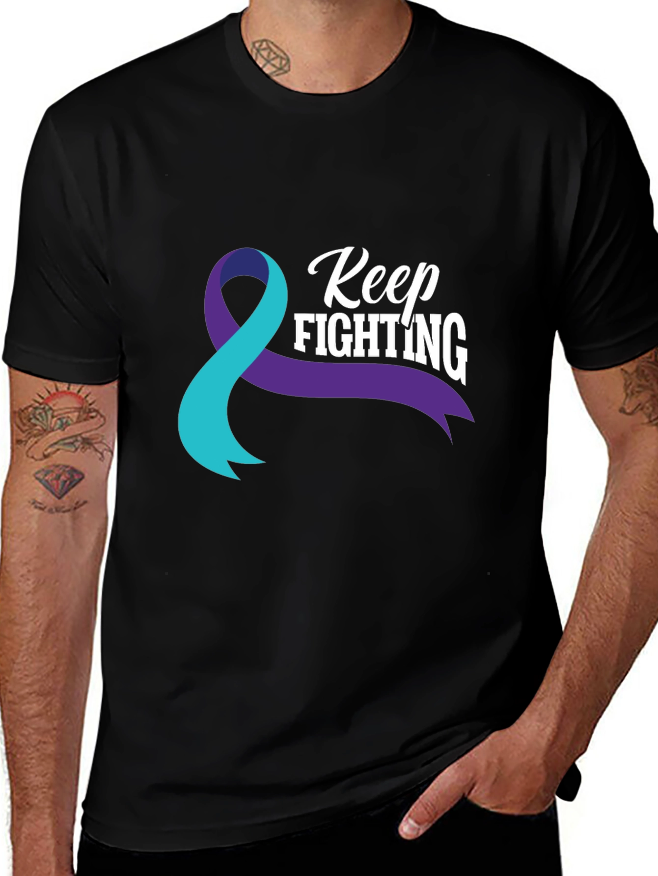 Keep Fighting Awareness Ribbon T-Shirt
