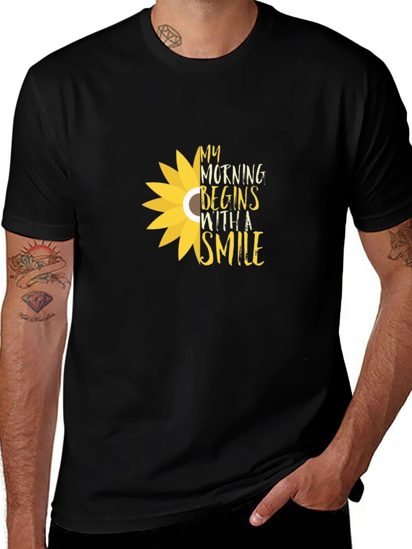 Variant 16 of My Morning Begins With A Smile T-Shirt