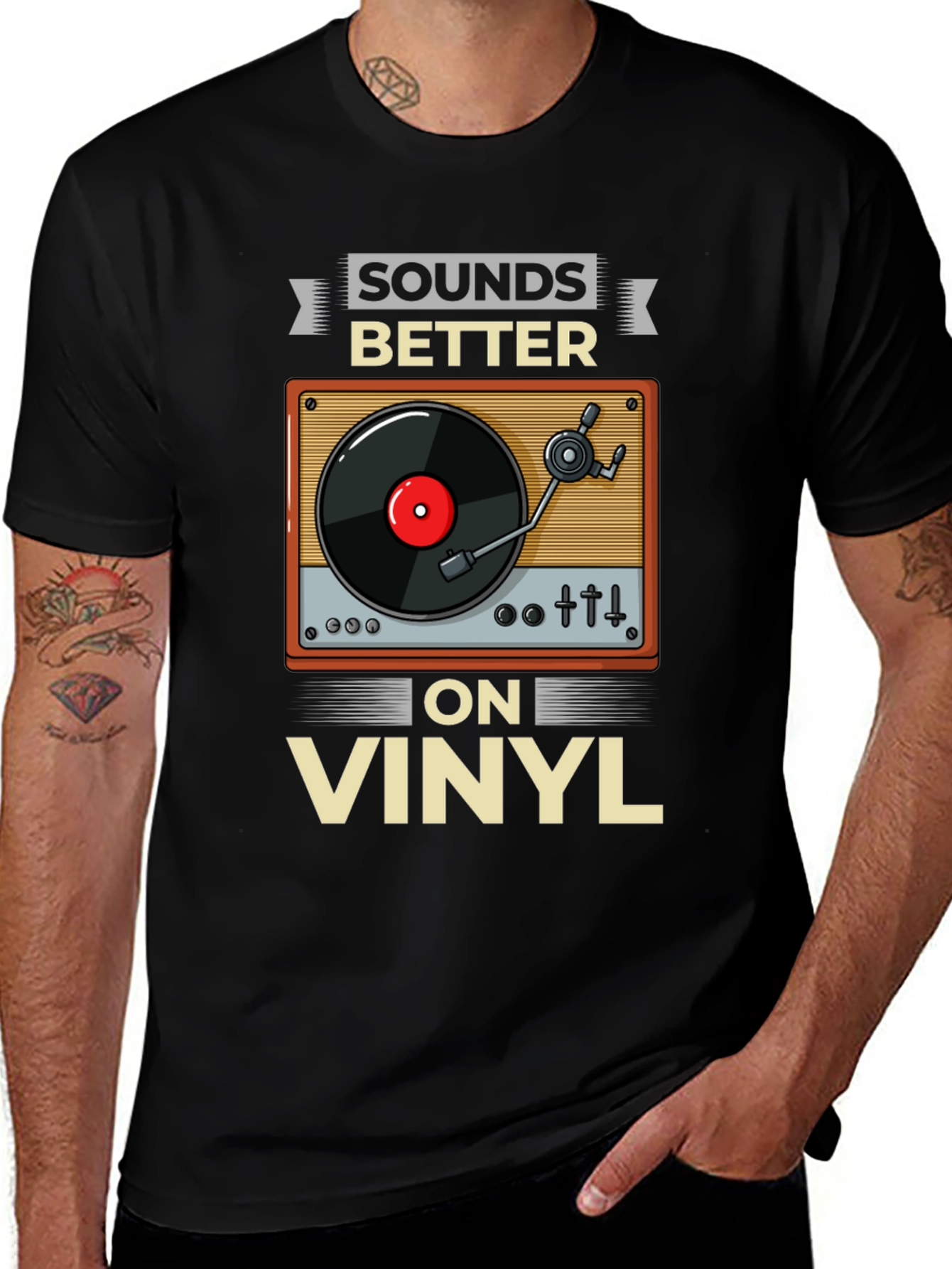 Variant 27 of Sounds Better on Vinyl Graphic Tee