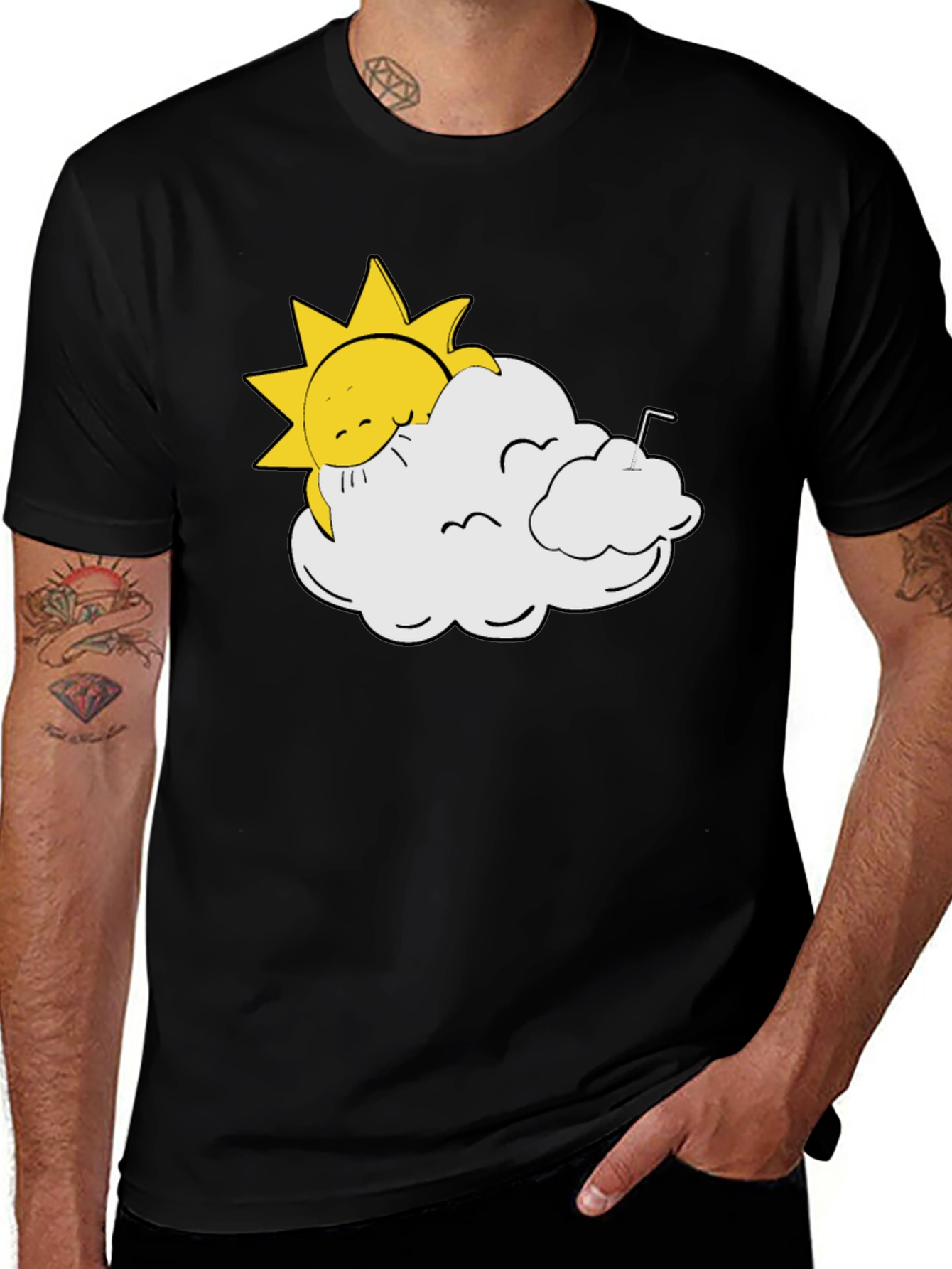 Variant 8 of Cloud Sun Graphic Tee - Relaxed Comfort