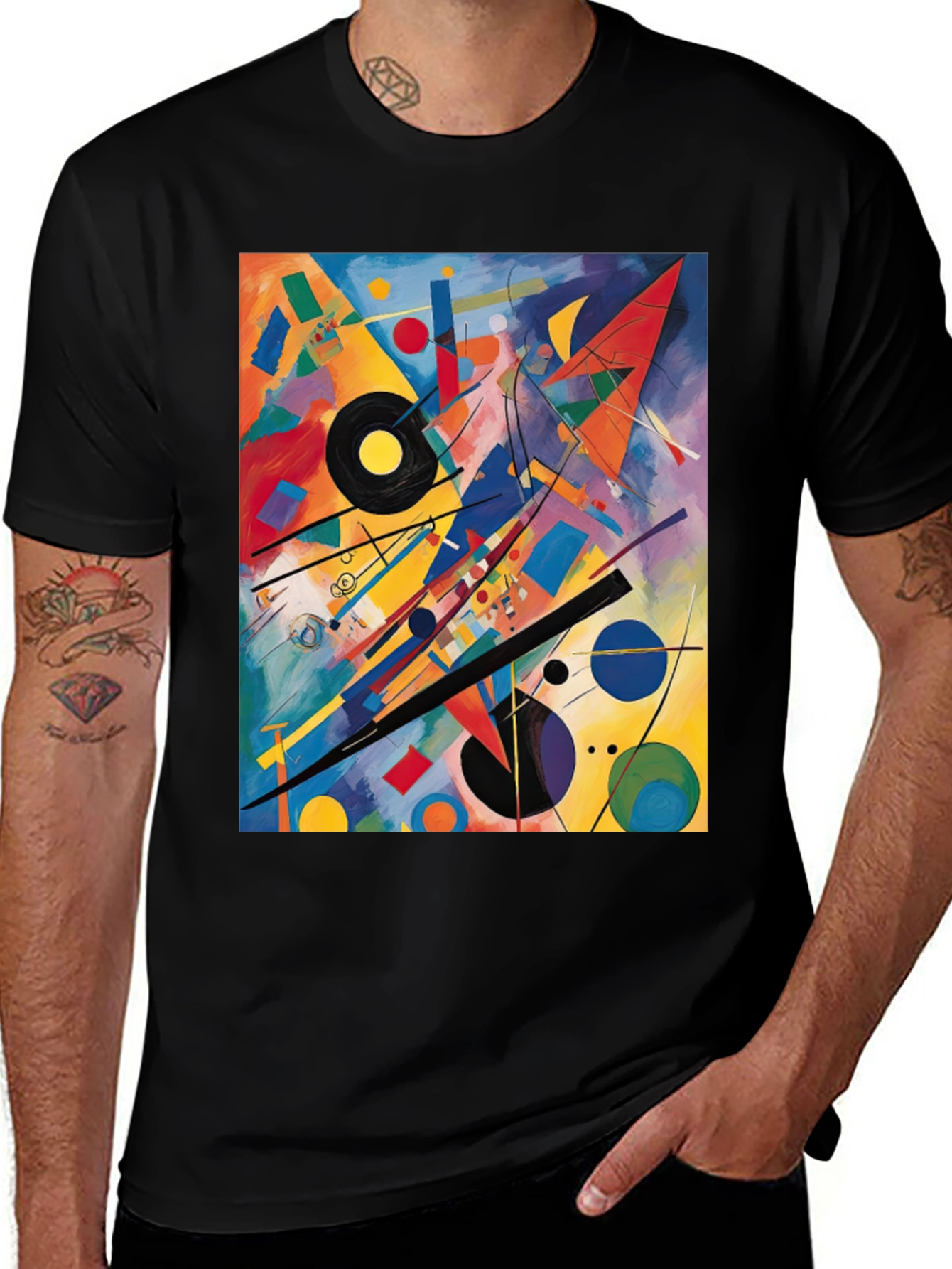 Variant 17 of Abstract Art Graphic Tee - Stylish Unisex T-Shirt